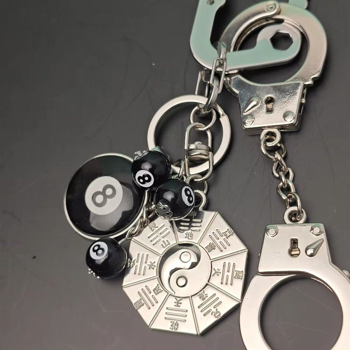 Anime Metal Set Carabiner Keychain Size ONE SIZE - 3 Thumbnail