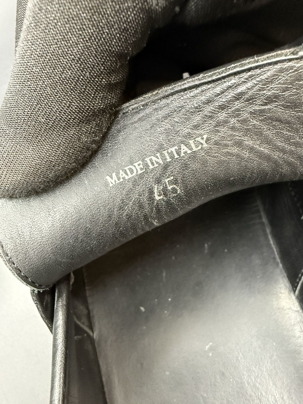 Maison Margiela Maison Margiela Tassel Loafer Sneaker Sole — Black Leather Size US 12 / EU 45 - 14 Thumbnail
