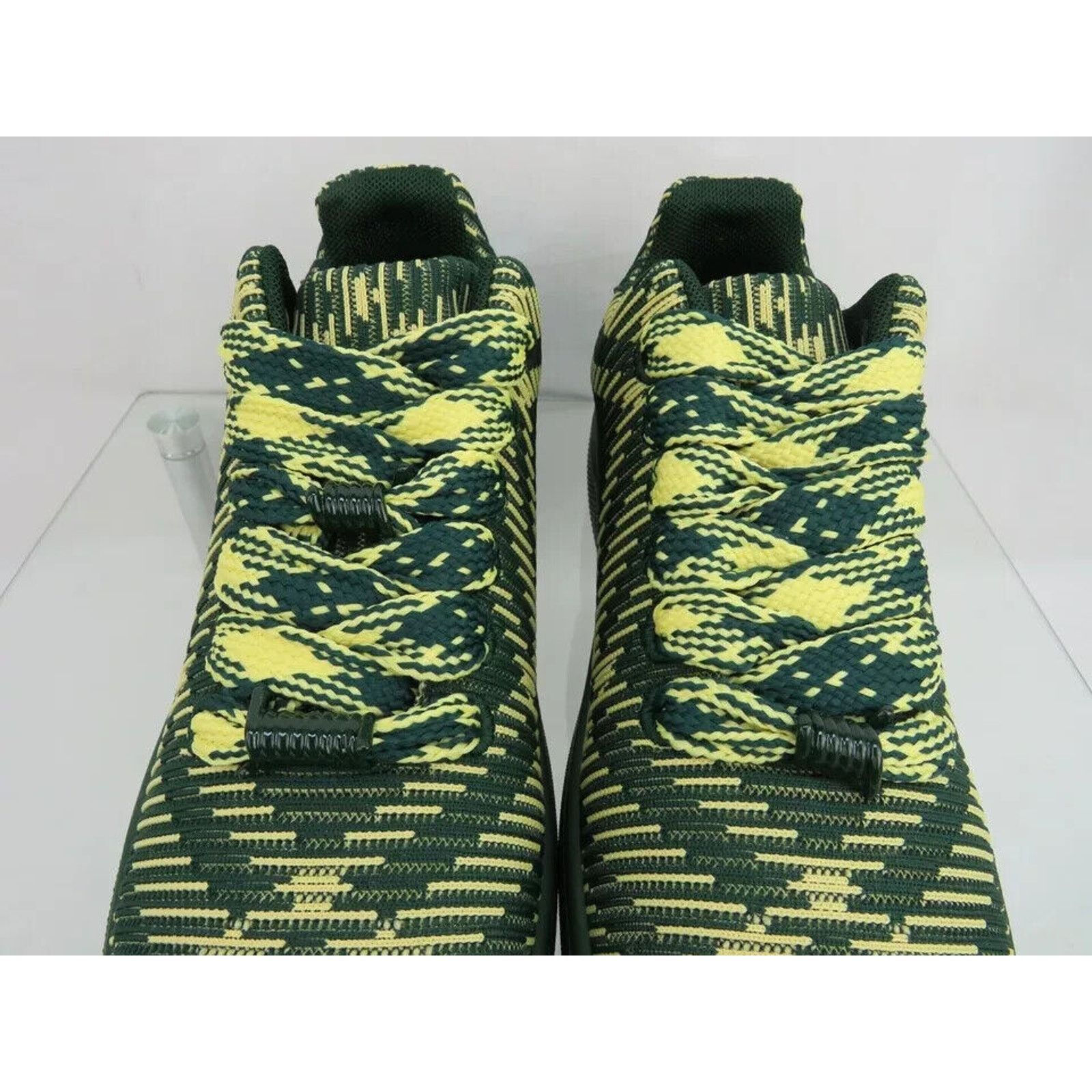 Burberry BURBERRY BOX GREEN CHECK CANVAS LOGO SNEAKERS 10.5 US 43.5 Size US 10.5 / EU 43-44 - 6 Thumbnail