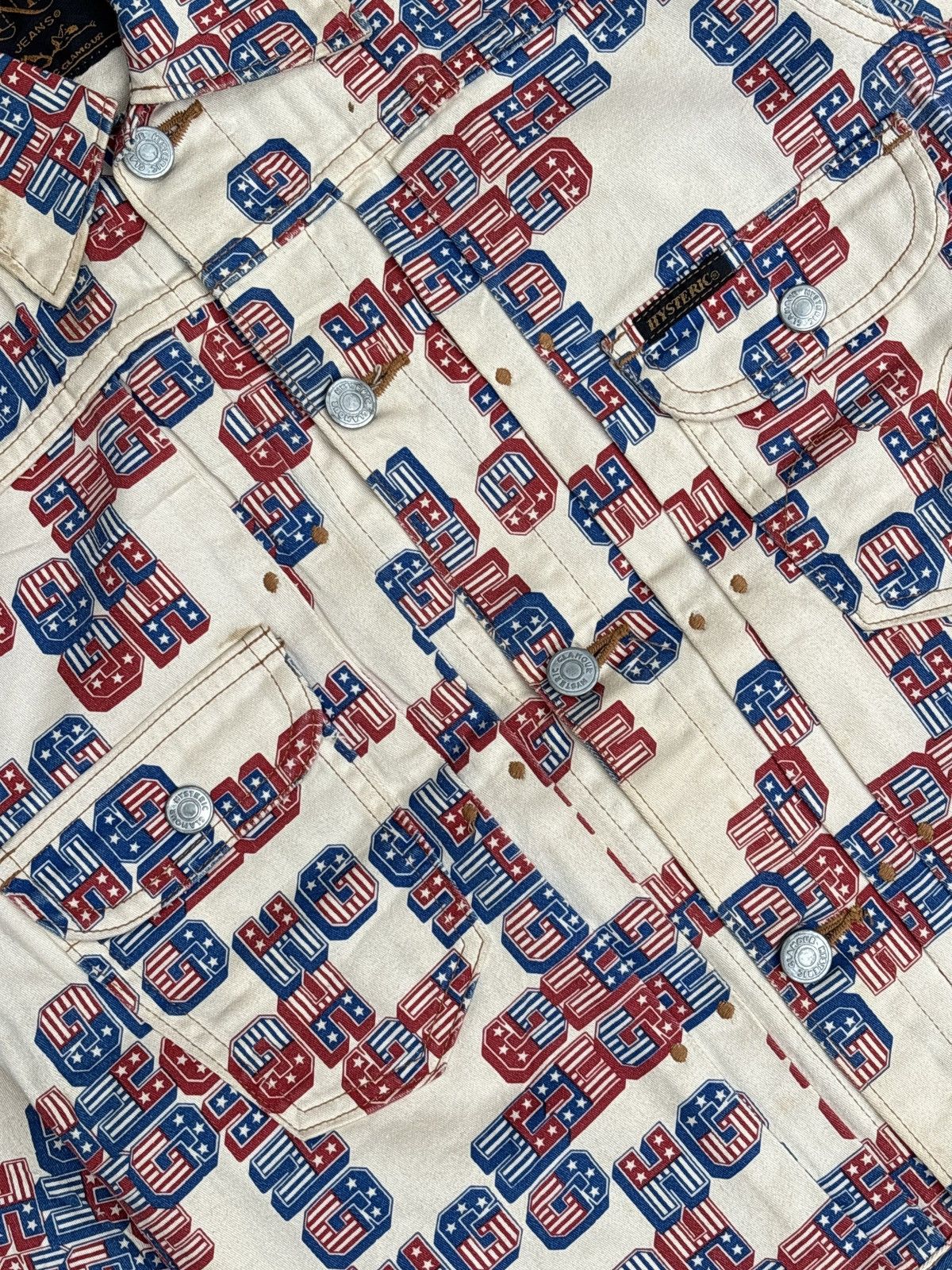 Designer × Hysteric Glamour × Japanese Brand Hysteric Glamour KINKY American Flag Pleated Front Western Size US M / EU 48-50 / 2 - 4 Thumbnail