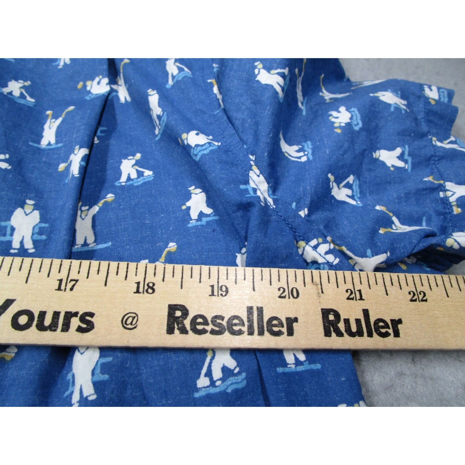 Reyn Spooner Reyn Spooner Mens Medium Blue Short Sleeve Button-Up Hawaiian Shirt AOP Flags Reverse Print Tropical Retro Size US M / EU 48-50 / 2 - 6 Thumbnail
