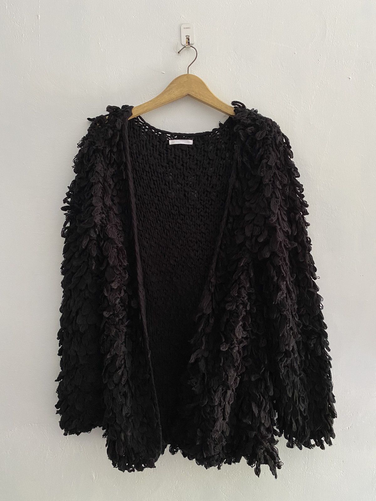 If Six Was Nine × Japanese Brand × Le Grande Bleu (L.G.B.) Crazy spinns tassel fringed wool cardigan Size US M / EU 48-50 / 2 - 1 Thumbnail