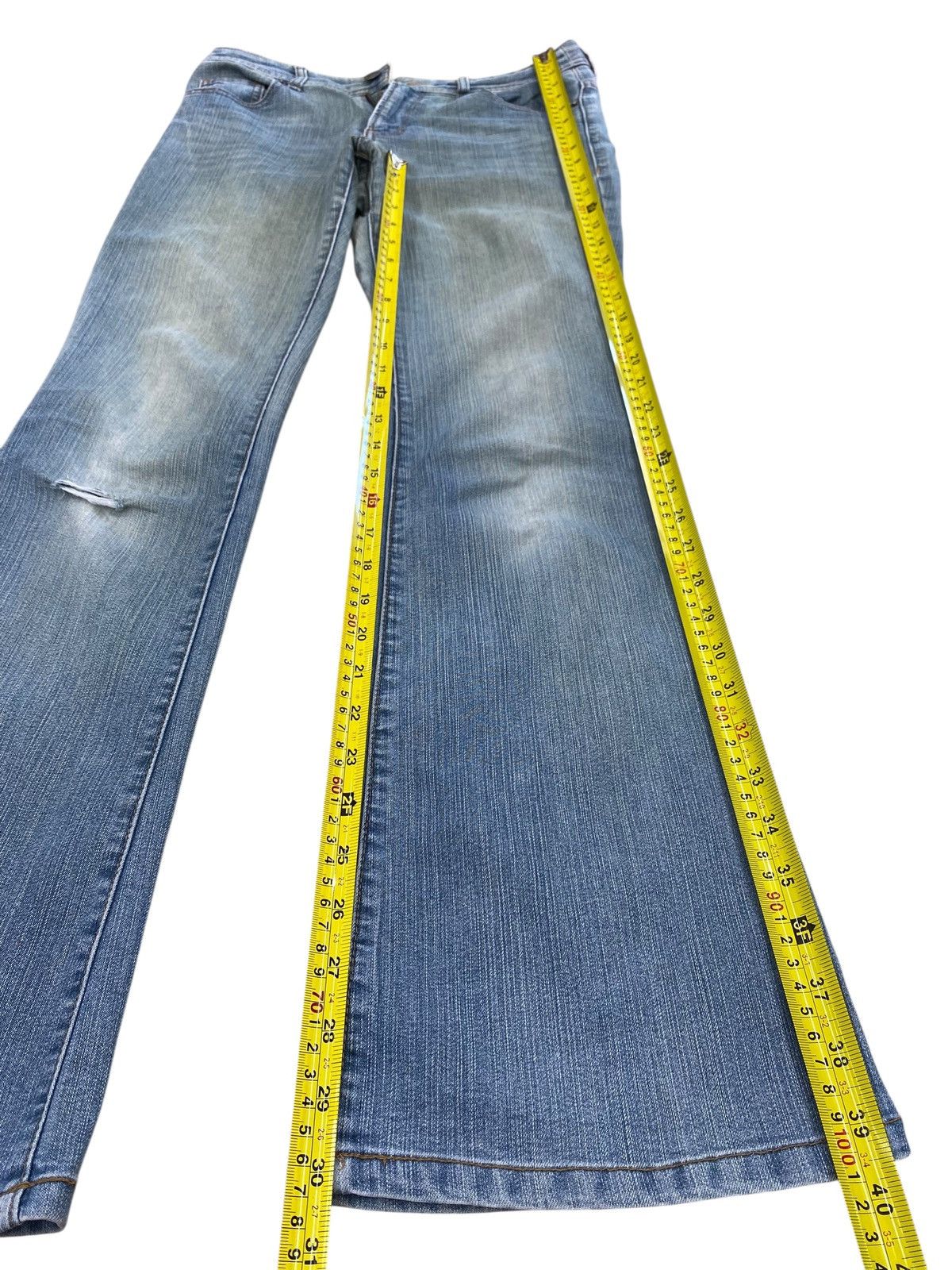 Japanese Brand Japanese Brand Faded Wash Style Flare Jeans Size US 30 / EU 46 - 12 Thumbnail