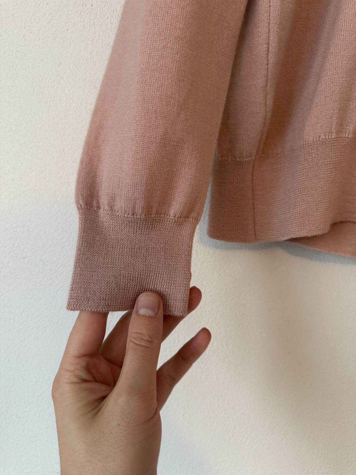 Gucci Gucci Blush Pink Cashmere Silk Wool Knit Sweater Size US L / EU 52-54 / 3 - 6 Thumbnail