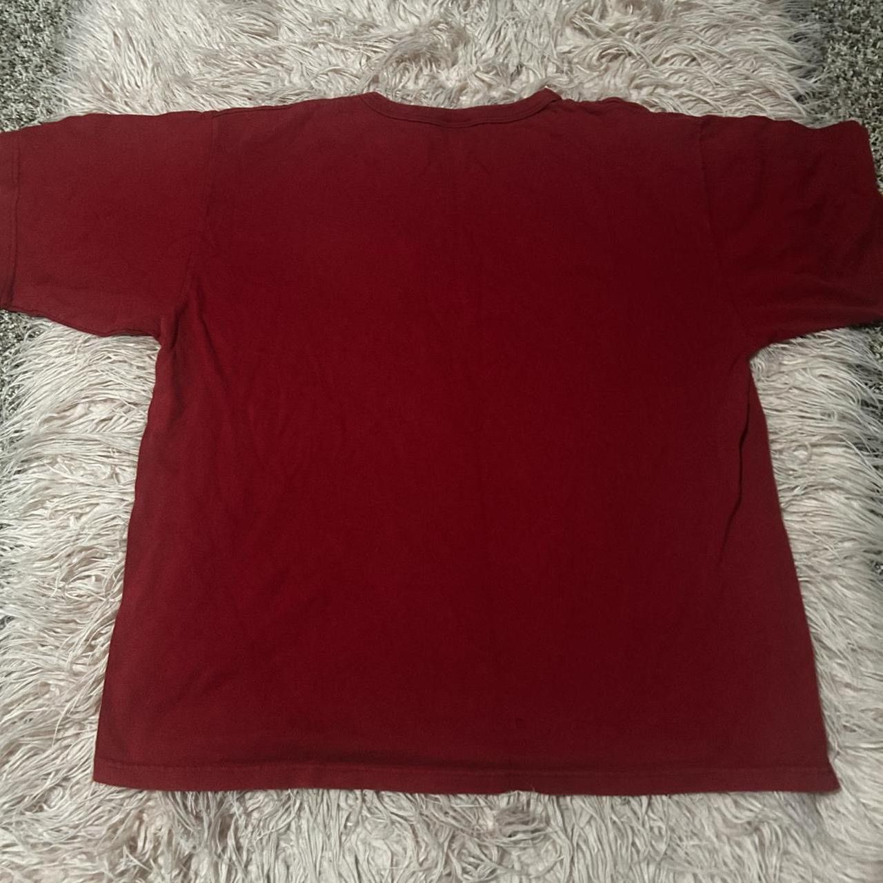Champion Vintage 90s Champion Red Boxy Tshirt Size US XL / EU 56 / 4 - 2 Thumbnail