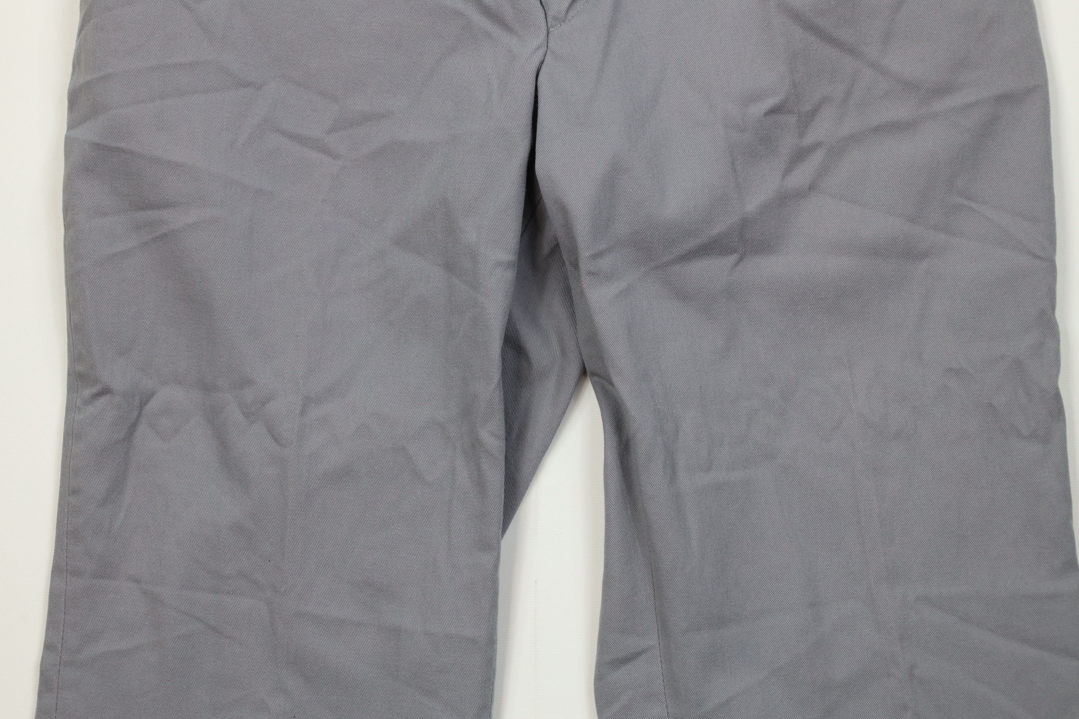 Vintage Vintage 70s Streetwear Wide Leg Chino Pants Trousers Gray Size US 34 / EU 50 - 3 Thumbnail