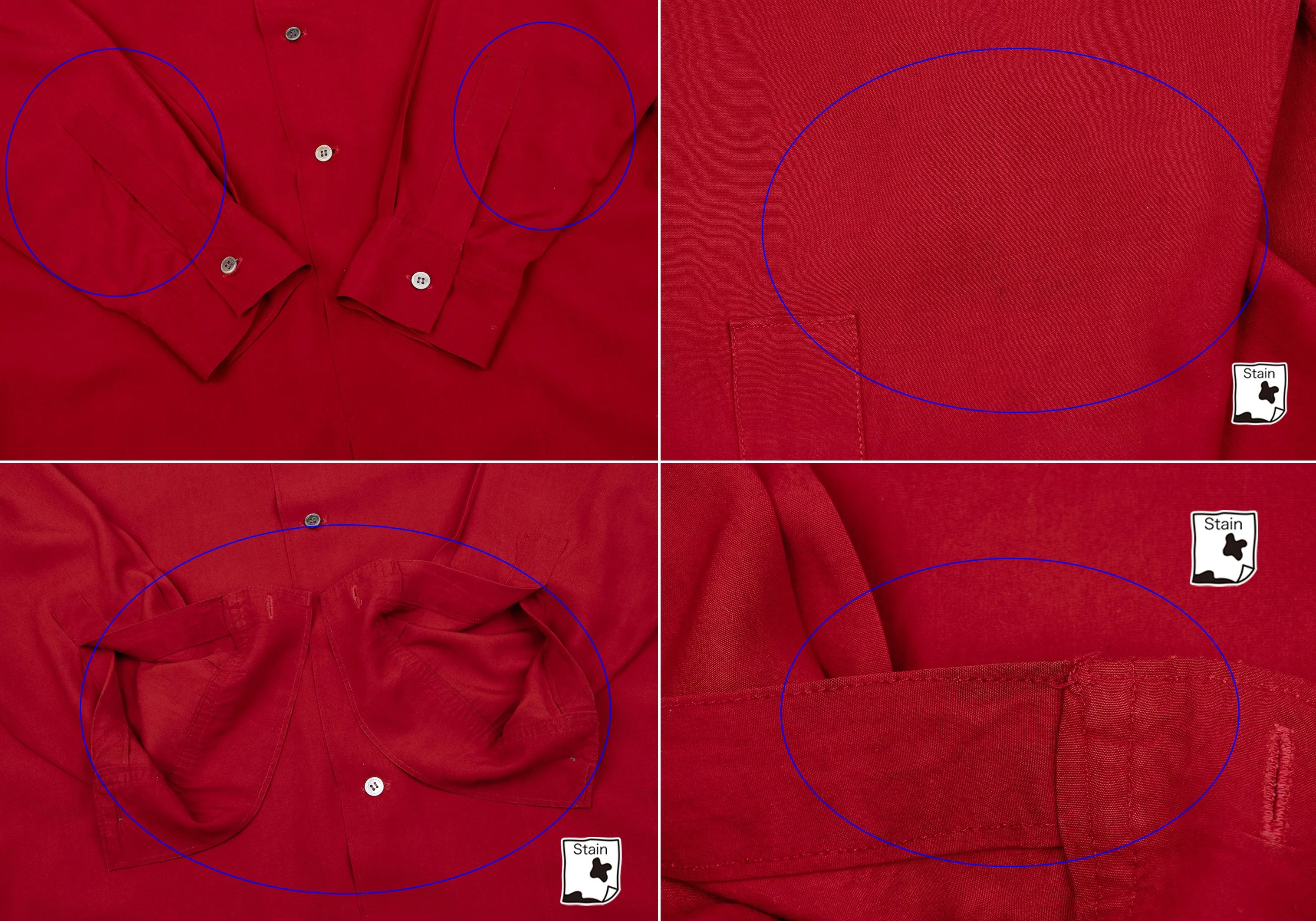 Yohji Yamamoto Yohji Yamamoto Rayon Long Shirt Jacket Red Size US M / EU 48-50 / 2 - 10 Thumbnail