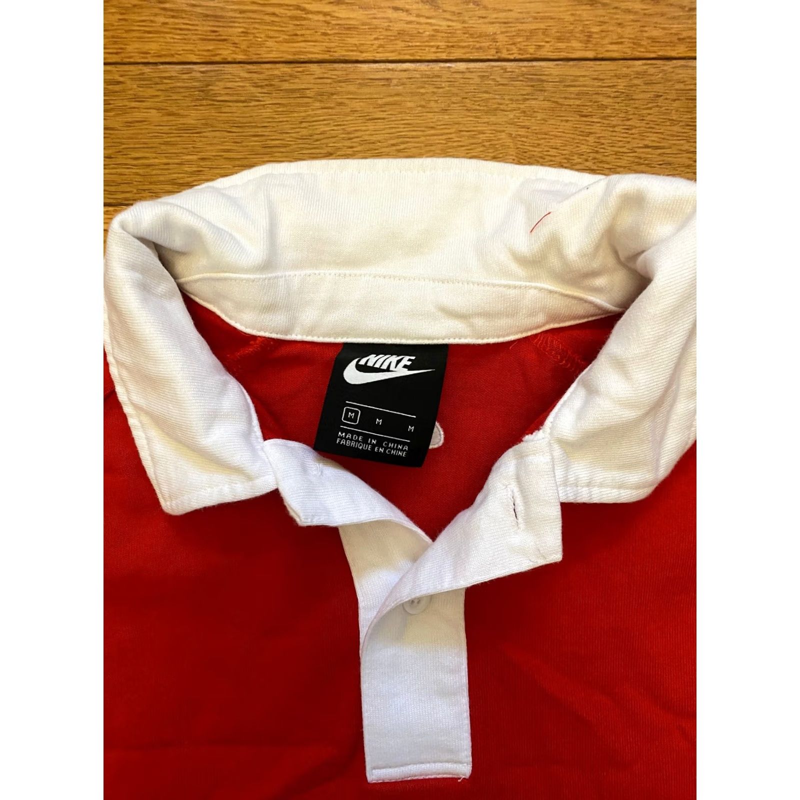 Nike Nike Swoosh Long Sleeve Rugby Polo Shirt Blue Mens Size M Size US M / EU 48-50 / 2 - 3 Thumbnail