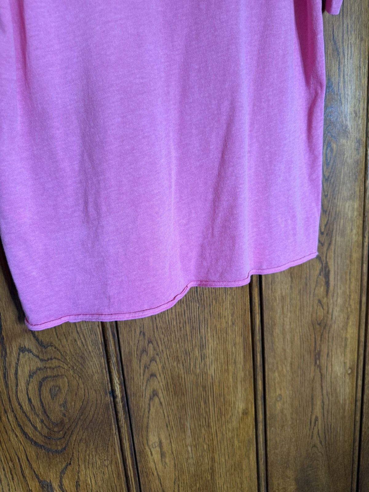 Saint Laurent Paris $550 Saint Laurent Rive Gauche logo t shirt pink M grail Size US M / EU 48-50 / 2 - 15 Thumbnail