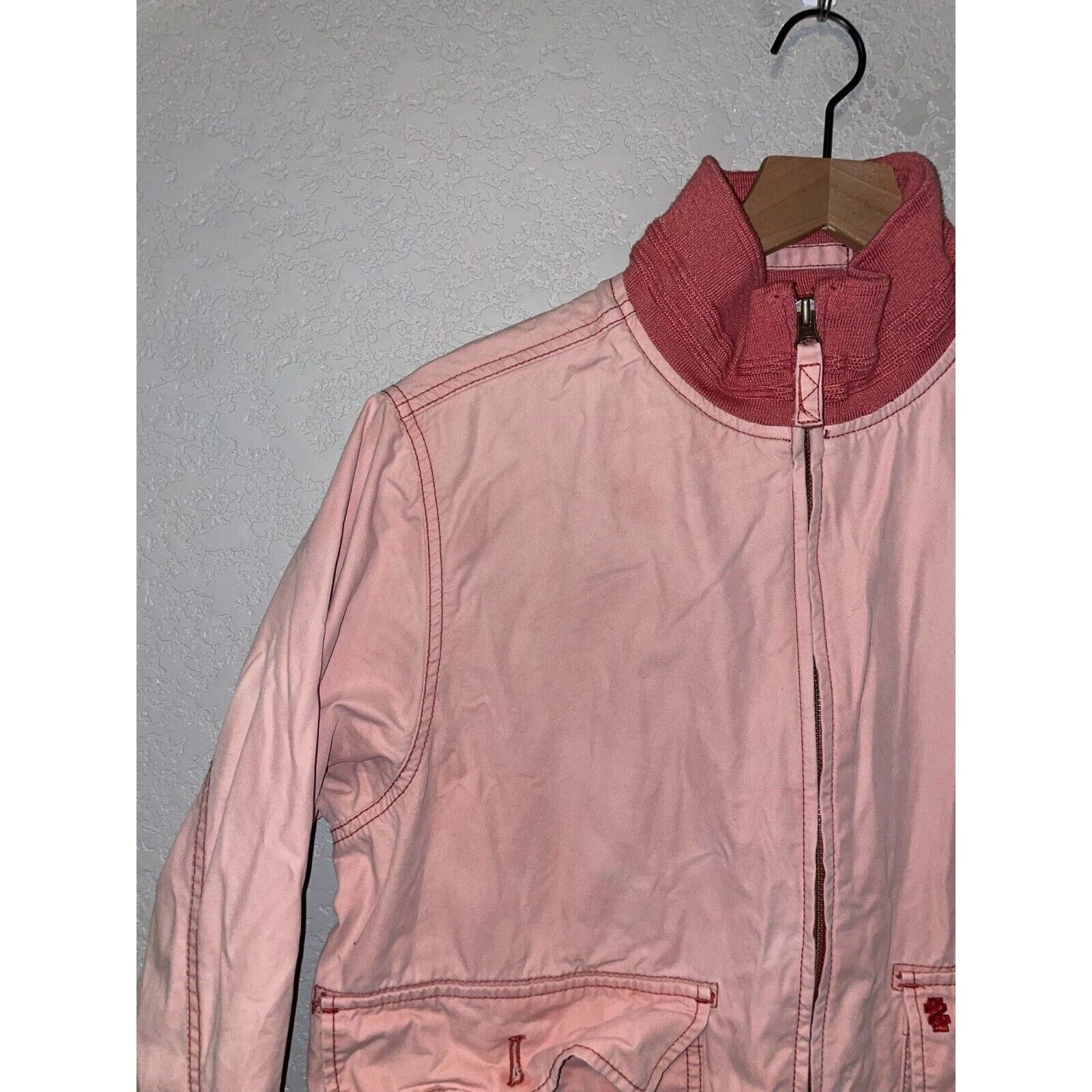 Izod Izod Luxury Sport Jacket Light Faded Red Pink Jacket S Small Size US S / EU 44-46 / 1 - 3 Thumbnail