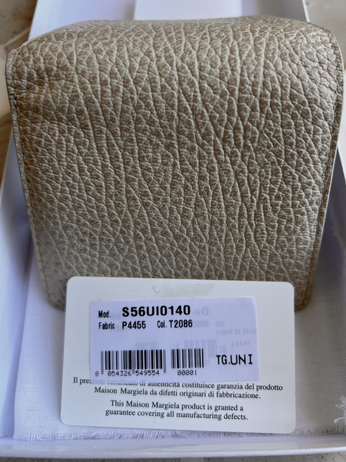 Maison Margiela Maison Margiela Leather Wallet Beige grain 11 cards holder Size ONE SIZE - 16 Thumbnail