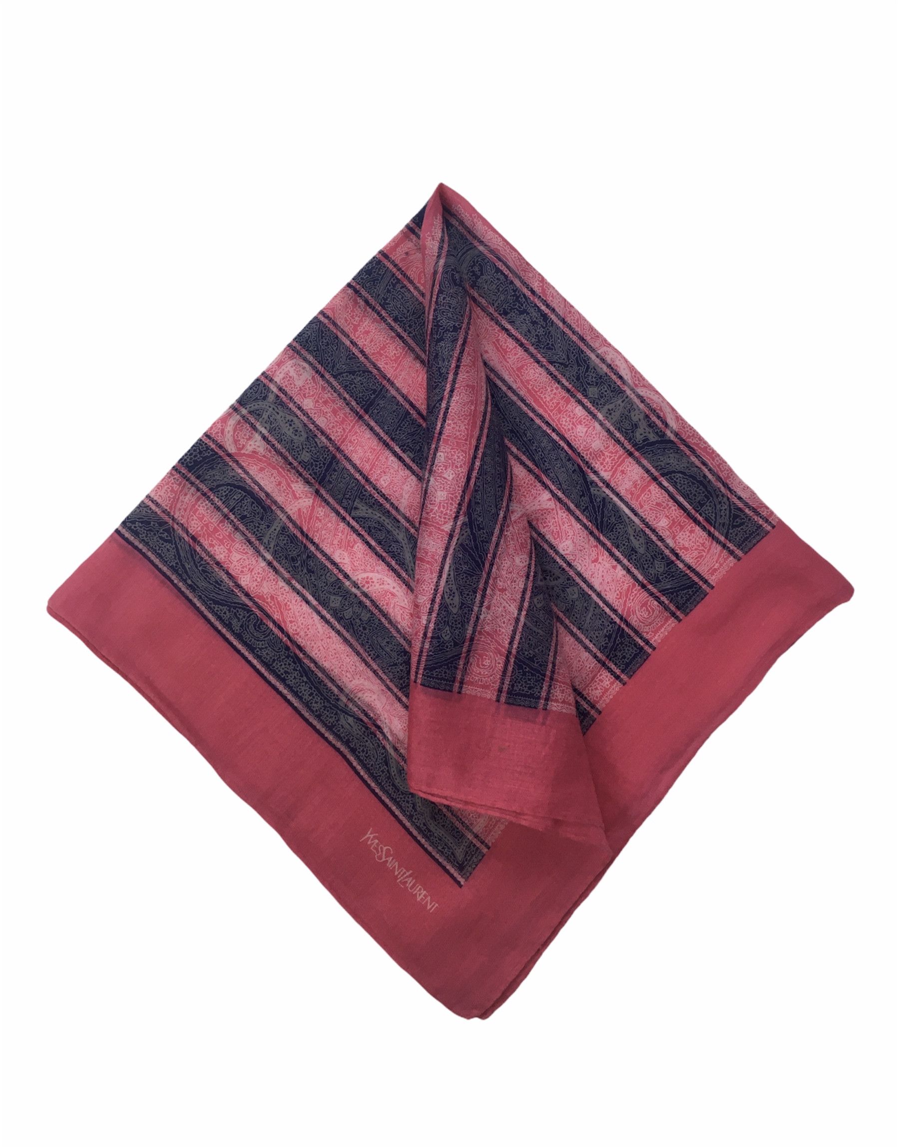Vintage Yves Saint Laurent Handkerchief Bandana scarf HKC0134 Size ONE SIZE - 1 Thumbnail