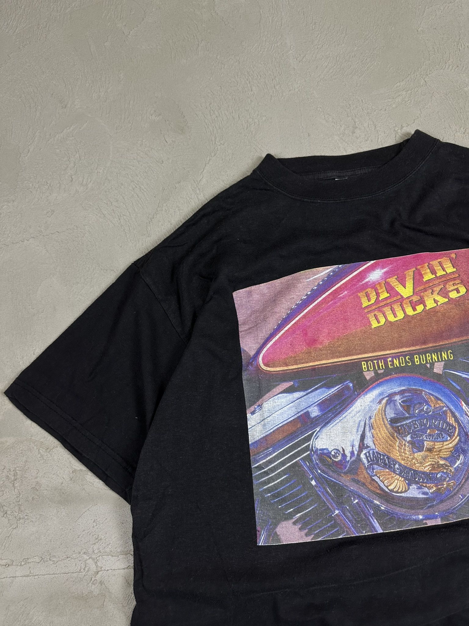 Band Tees × Vintage Vintage Y2k Divin Ducks Rock Band Promo T-shirt Size US XL / EU 56 / 4 - 7 Thumbnail