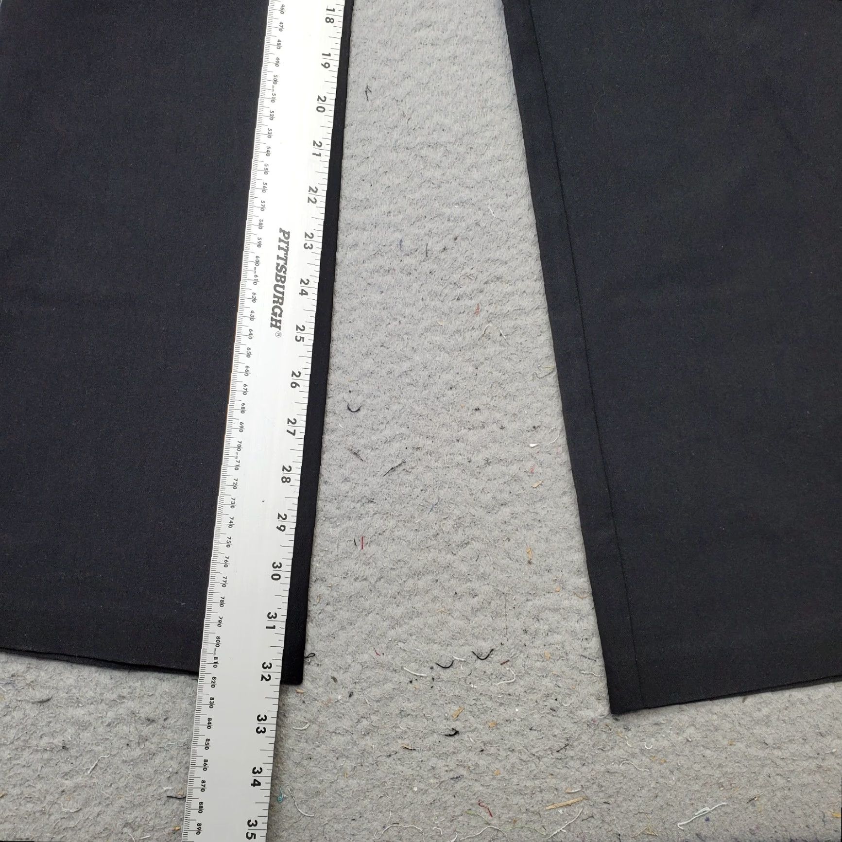Venus Venus Womens Small Black Regular Fit Ankle Pant Flared Leg Pull On Size 28" / US 6 / IT 42 - 4 Thumbnail