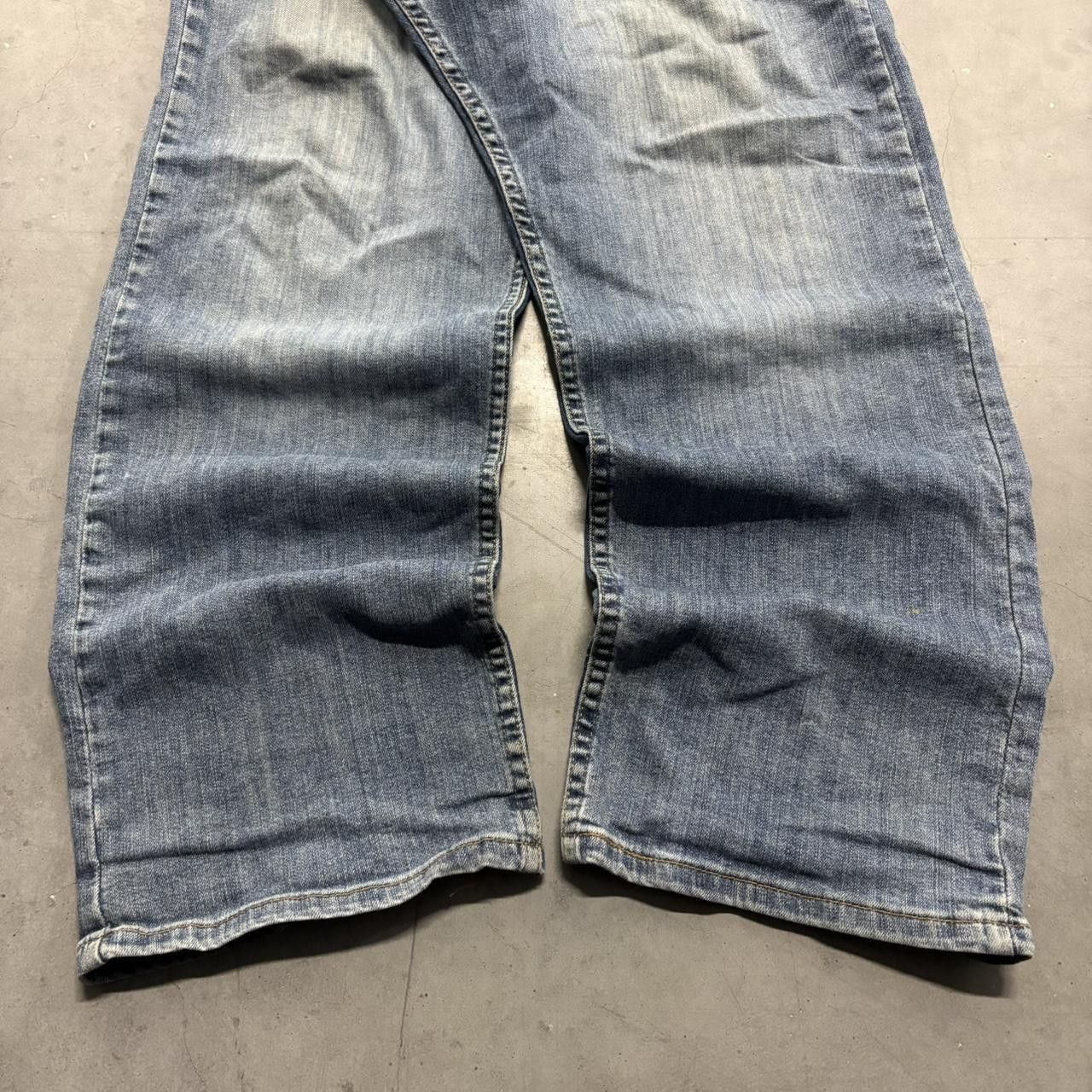 Vintage Crazy Vintage Y2K/2000s Baggy Relaxed Fit Workwear Streetwear Medium Wash Denim Jeans! Size US 38 / EU 54 - 5 Thumbnail
