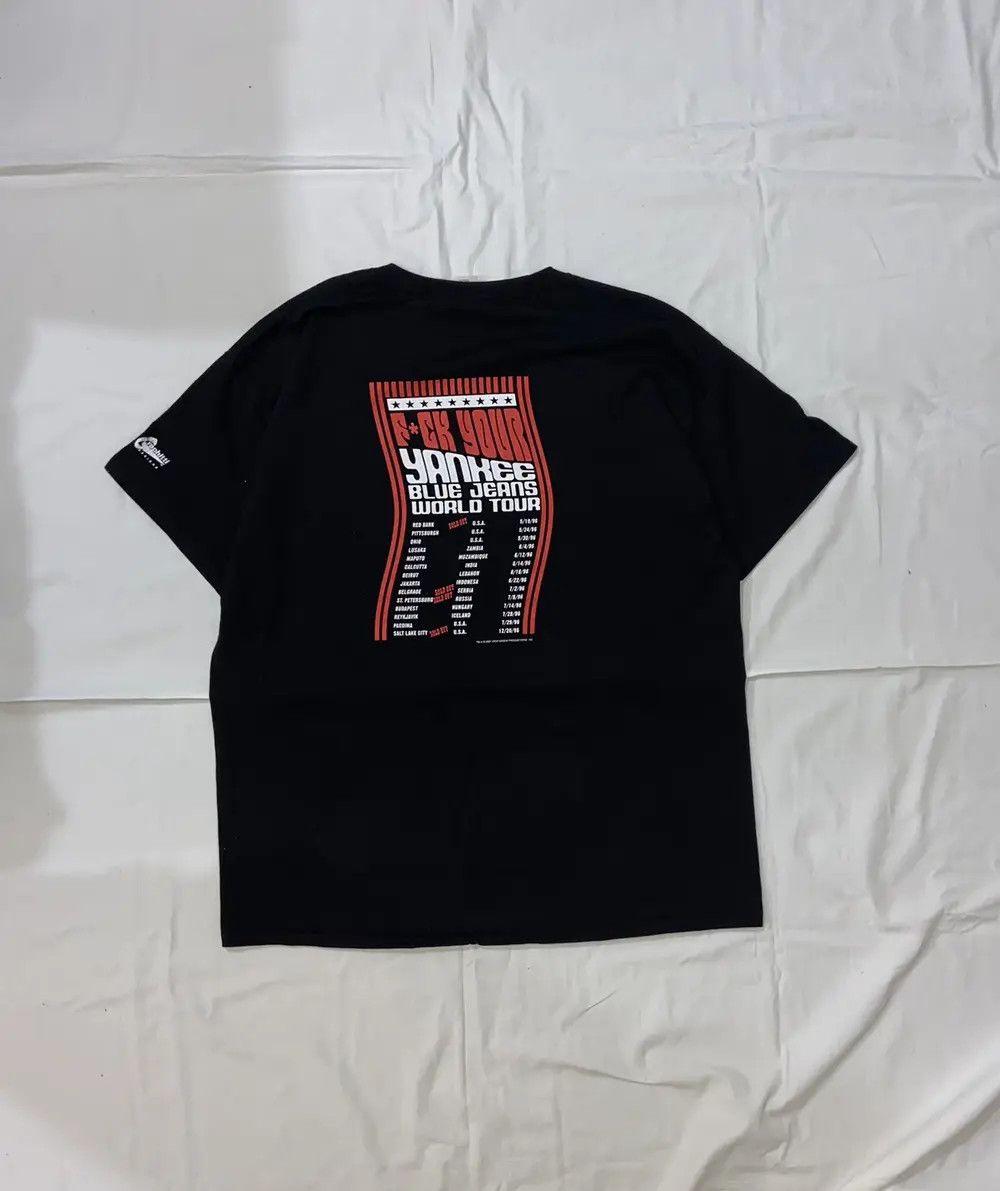 Band Tees VINTAGE BERSERKER F*K YOUR YANKEE BLUE JEANS WORLD TOUR Y2K Size US XL / EU 56 / 4 - 3 Thumbnail