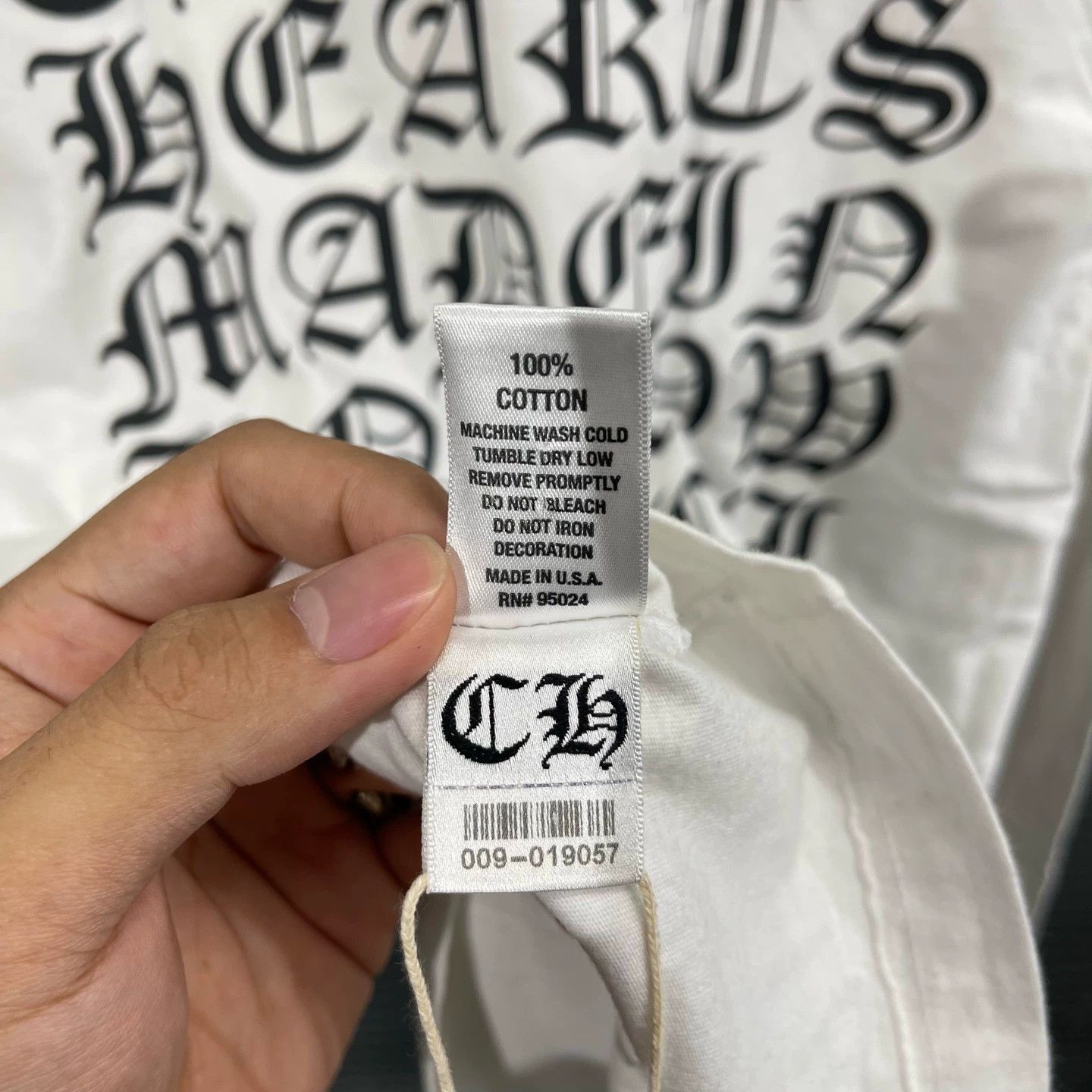 Chrome Hearts Chrome Hearts Back Full Sanskrit Scroll Print LS M New Size US M / EU 48-50 / 2 - 8 Thumbnail