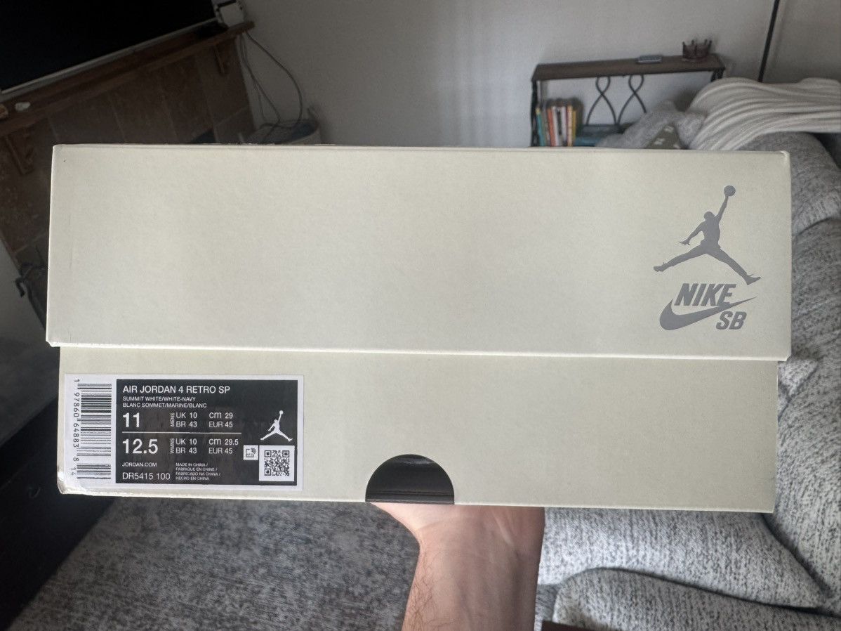 Nike SB SB Jordan 4 Navy Size US 11 / EU 44 - 8 Thumbnail