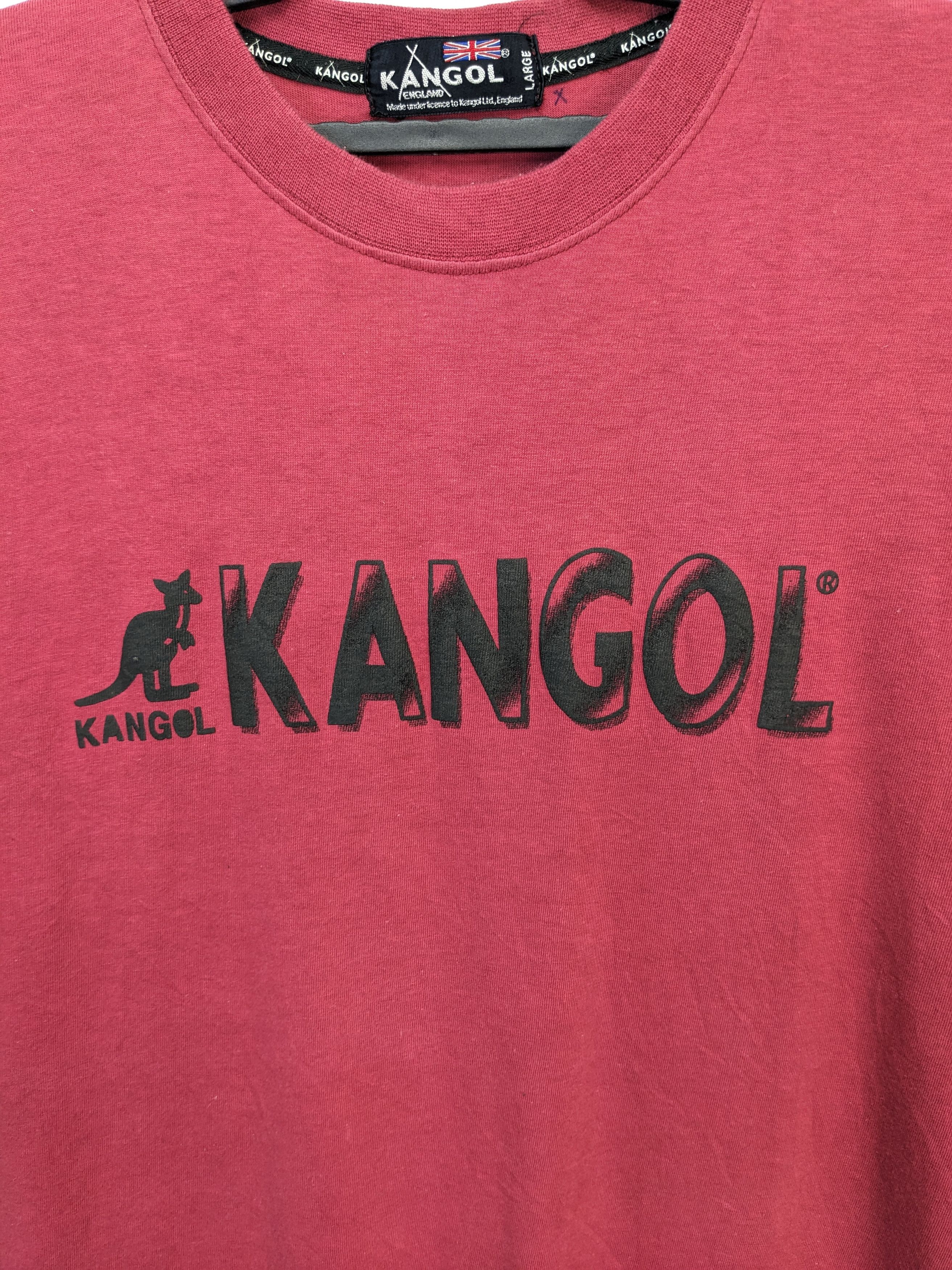Kangol KANGOL BIG LOGO SPELLOUT STREETWEAR TSHIRT Size US L / EU 52-54 / 3 - 3 Thumbnail