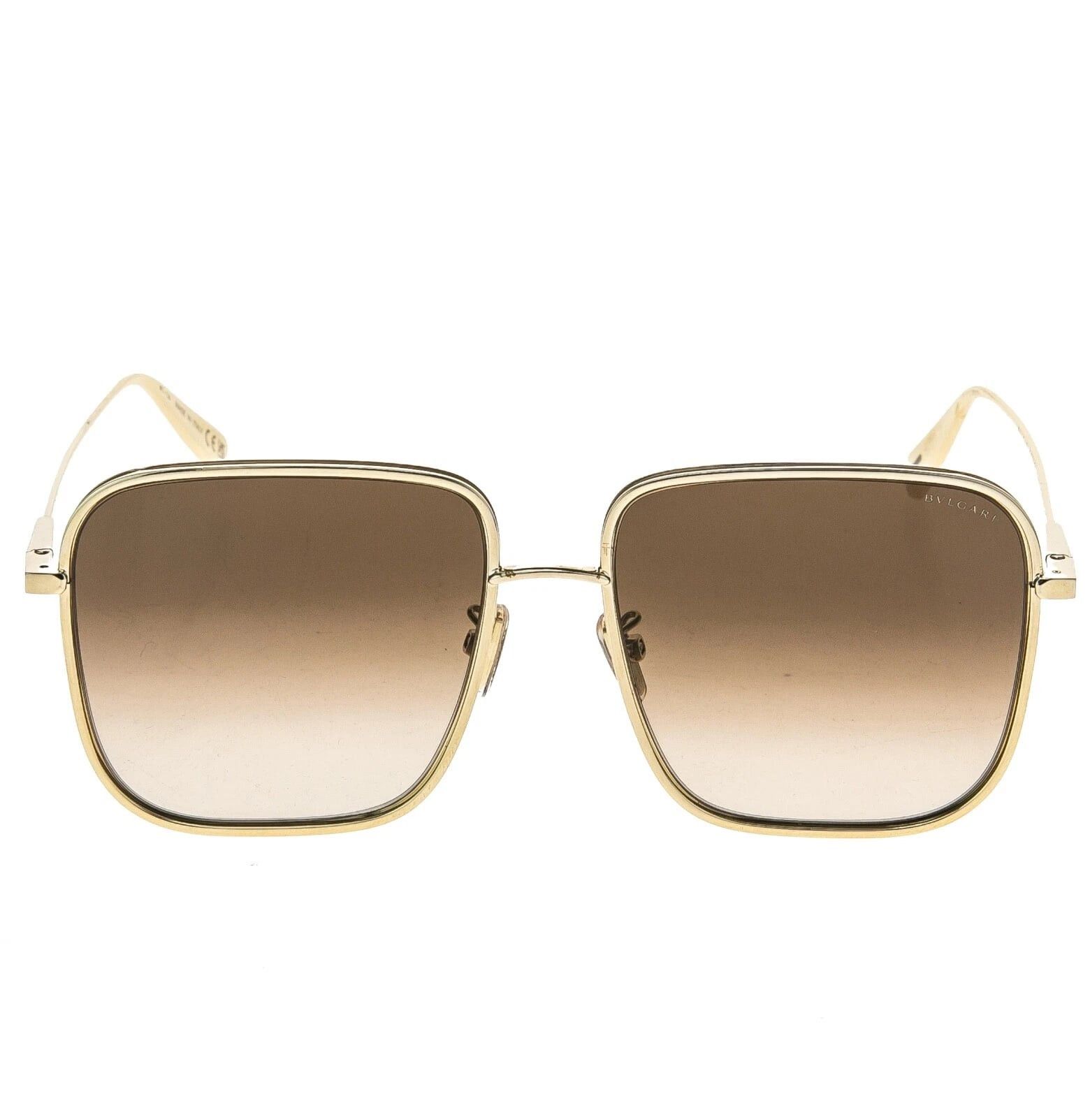 Bvlgari BVLGARI 40016 B.zero1 BV40016U Gold Brown Oversized 33F Size ONE SIZE - 11 Thumbnail
