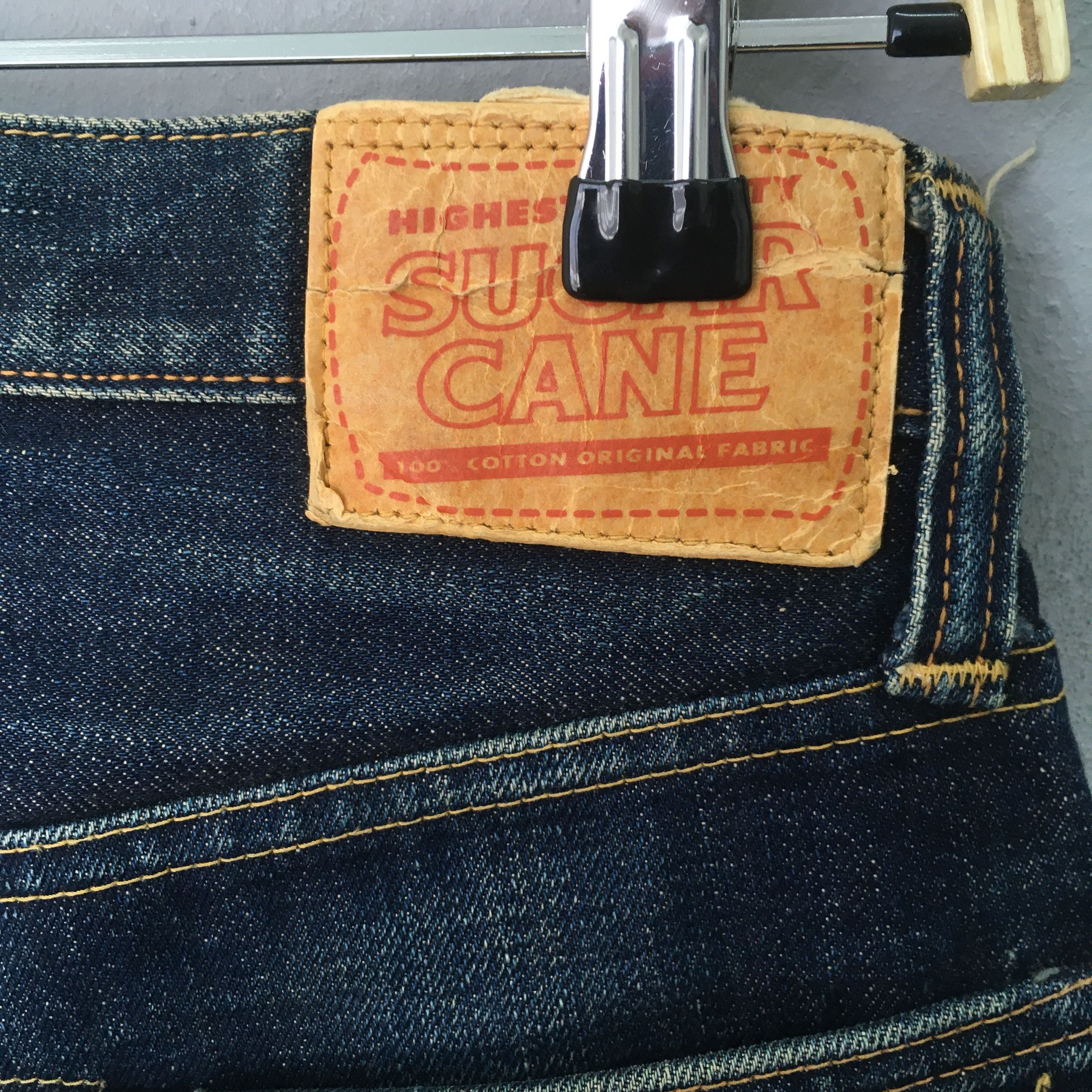 Sugar Cane Size 28x32.5 Vintage Sugar Cane Japan Denim S1480 Size US 28 / EU 44 - 11 Thumbnail