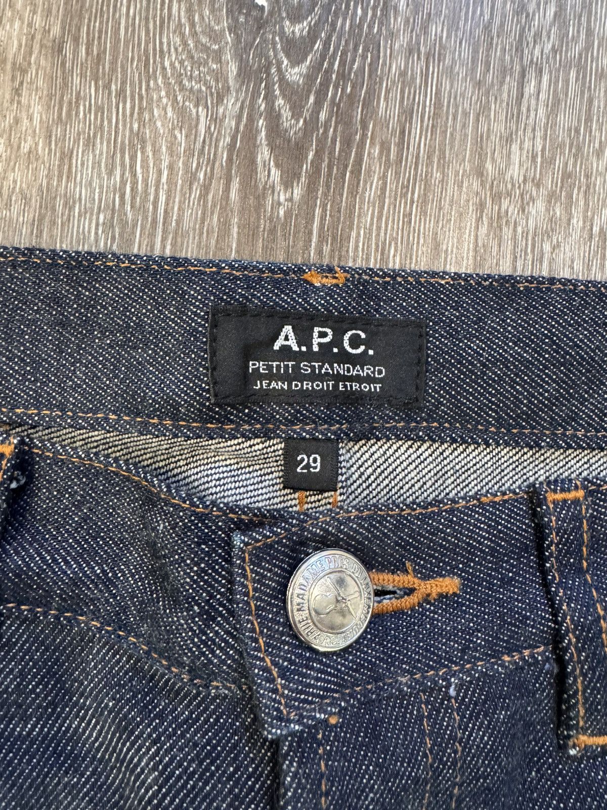 A.P.C. APC Petit Standard Indigo Denim Size US 29 - 2 Thumbnail
