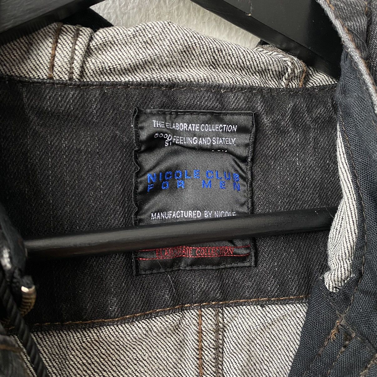 If Six Was Nine Ncfm Nicole Club Multipocket Punk Denim Hoodie Jacket Size US S / EU 44-46 / 1 - 6 Thumbnail