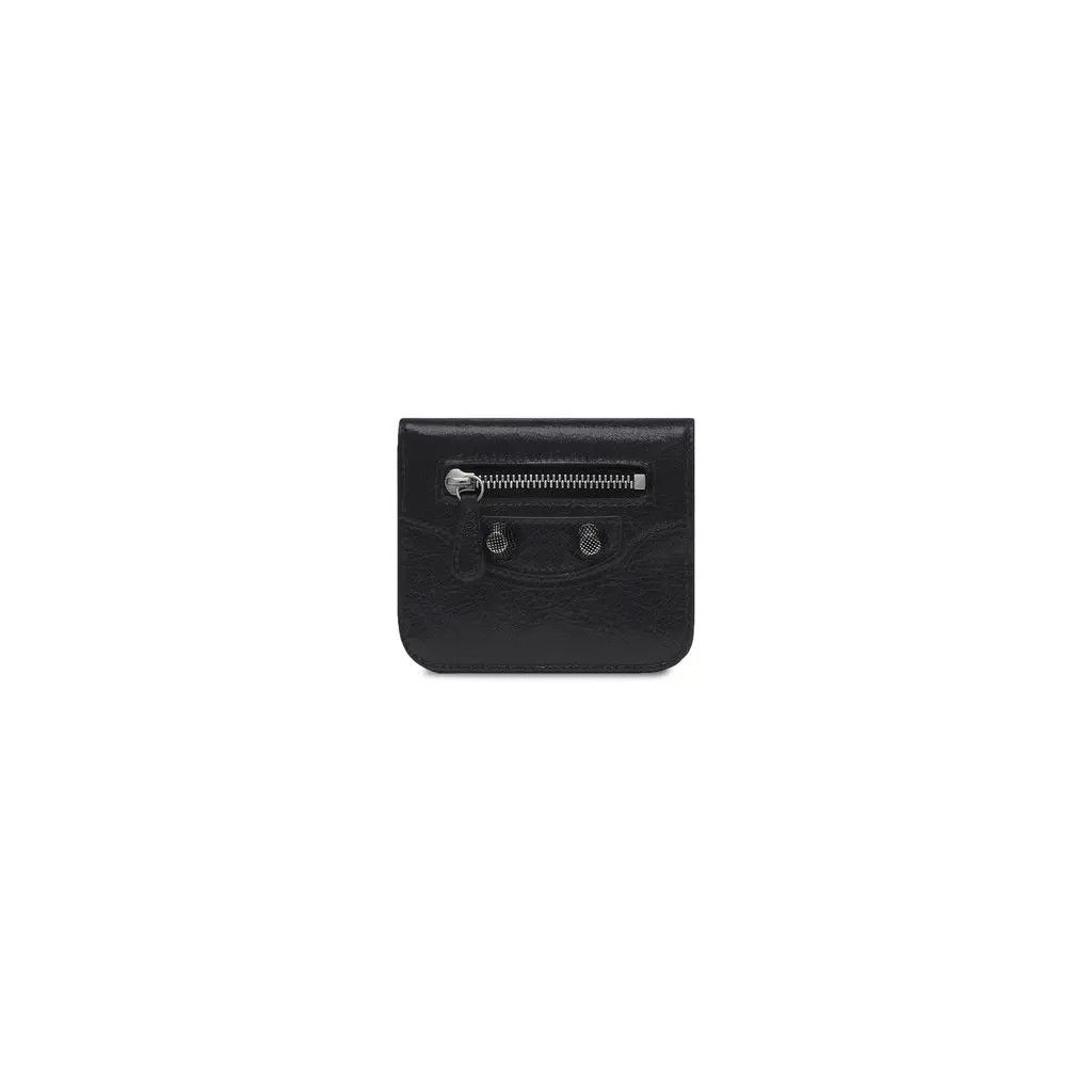 Balenciaga o1mt1gz0525 Size: OS / Le Cagole Flap Coin Card Holder Black Size ONE SIZE - 1 Thumbnail