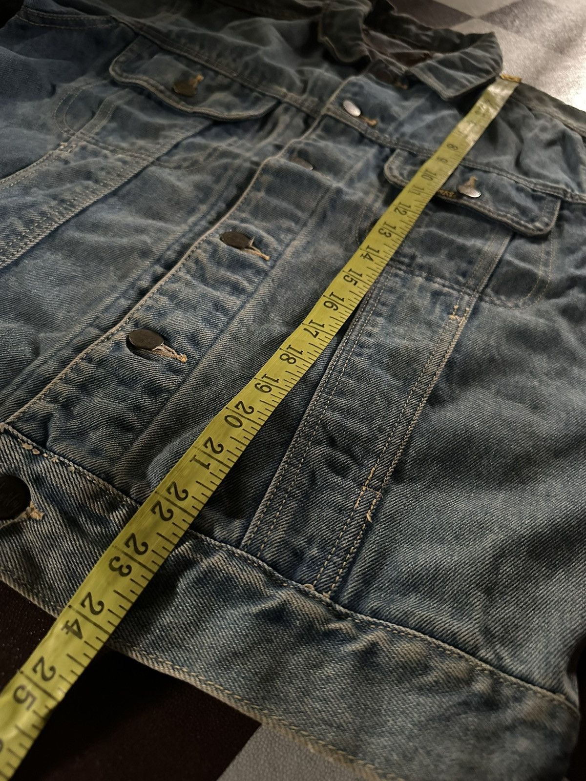 Vintage ‼️Rare‼️ Vintage 70s Blue way trucker blue denim jacket Size US S / EU 44-46 / 1 - 12 Thumbnail
