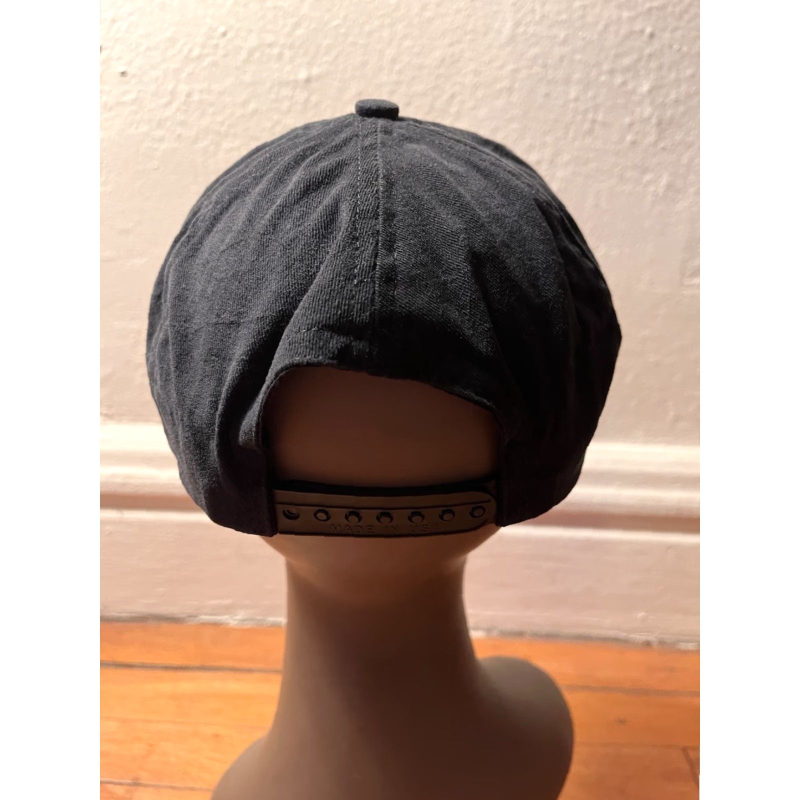 Vintage VINTAGE Bugs Bunny Snapback Hat Looney Tunes Black 90s USPS Hat Mens One Size Adjustable Cotton Twill Cap Graphic Collection Stamp Size ONE SIZE - 4 Thumbnail