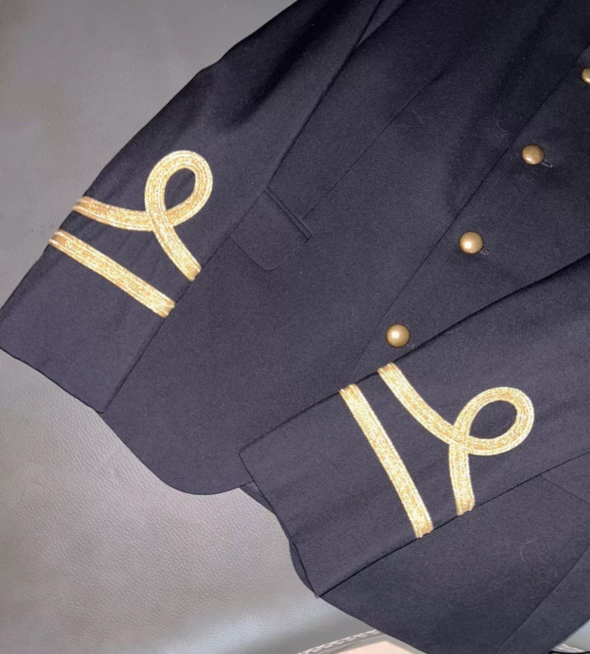 Saint Laurent Paris × Yves Saint Laurent Saint Laurent slp15SS gold wire palace Zhongshan suit Size US M / EU 48-50 / 2 - 3 Thumbnail