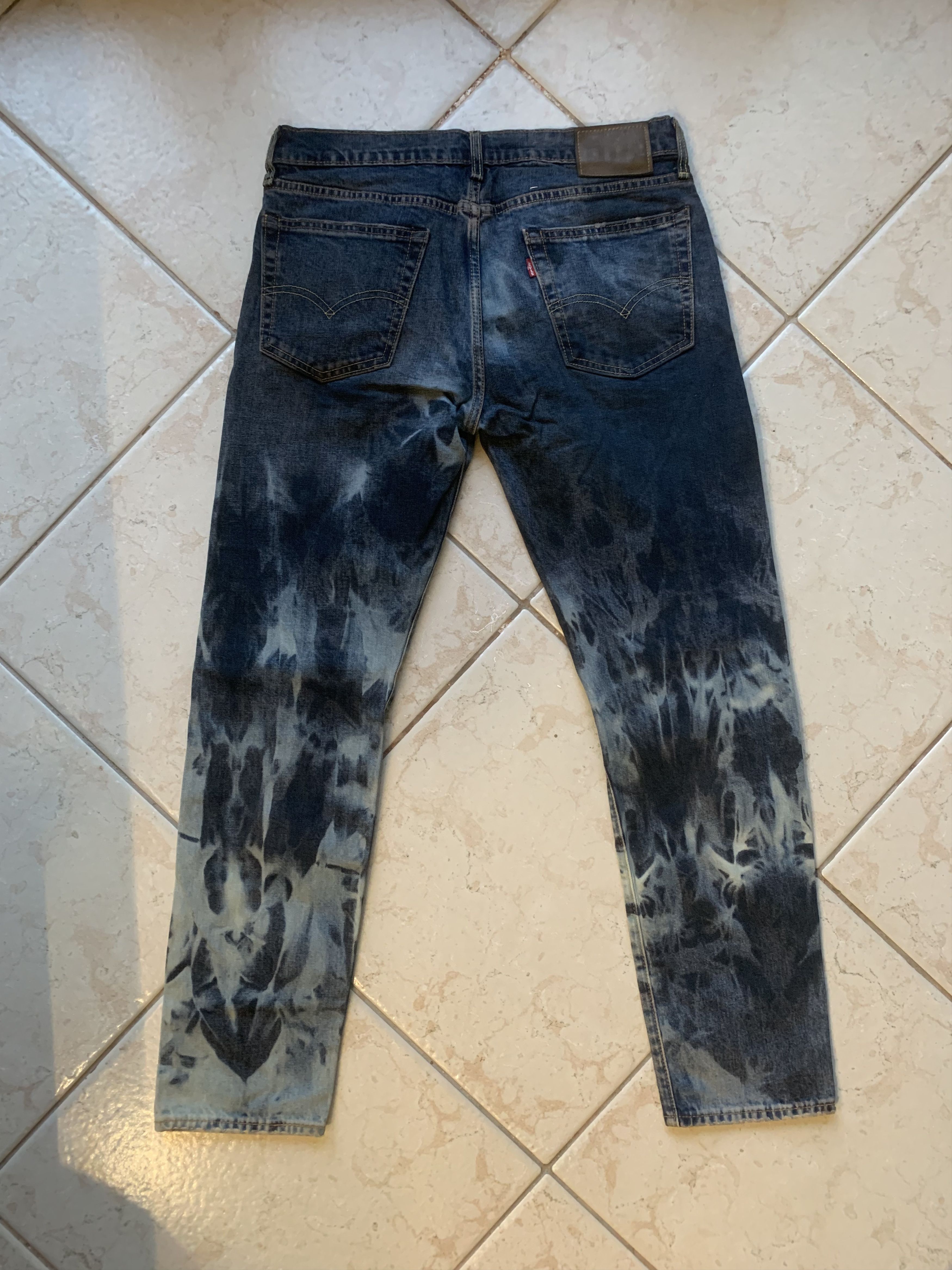 Levi's Brand new Levis + awesome bleached custom “ghosts shades” Size US 32 / EU 48 - 5 Thumbnail