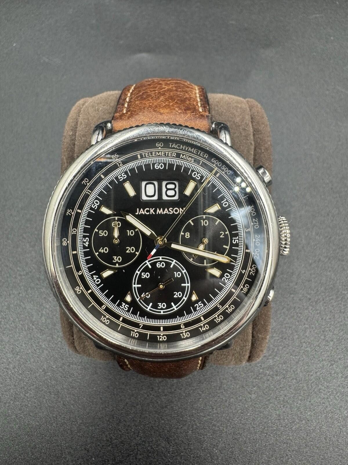Other Jack Mason Watch - Avigator Multi-Scale JM-A602-001 Black Di Size ONE SIZE - 4 Thumbnail