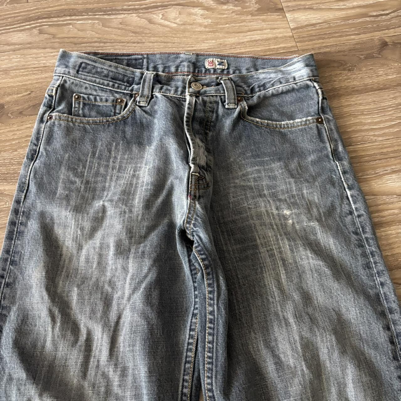 Vintage Crazy Vintage Y2K/2000s Grunge Faded Dark Wash Denim Jeans! 29x30 Size US 29 - 5 Thumbnail