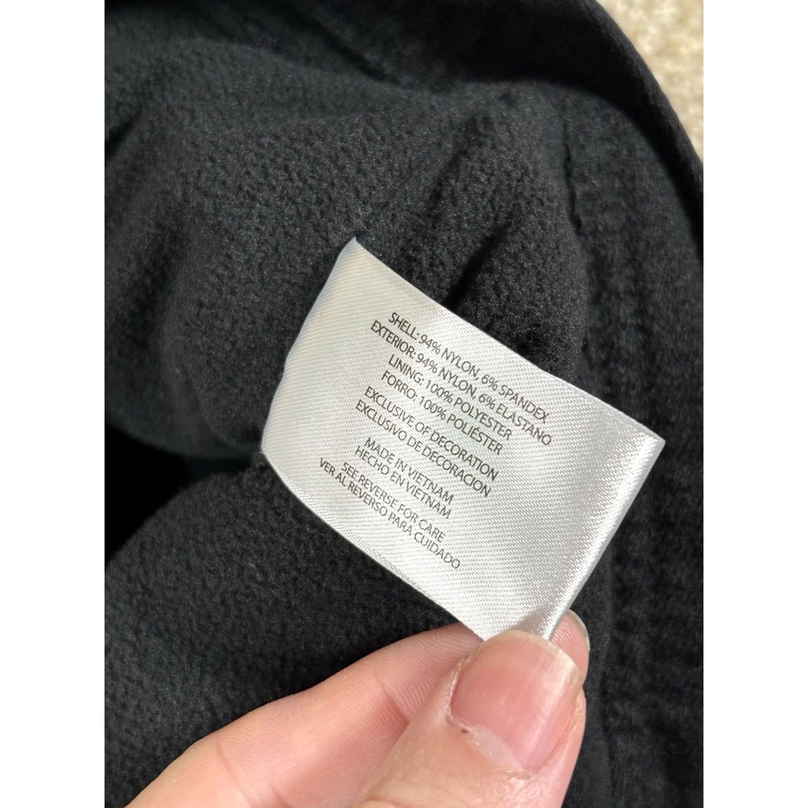 Orvis Orvis Pants Mens 30x32 Tag 30x34 Black Straight Leg Fleece Lined Stretch Size US 30 / EU 46 - 6 Thumbnail