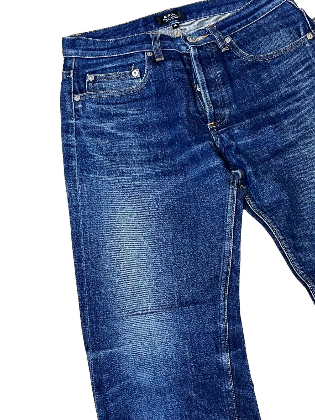 A.P.C. A.P.C NEW STANDARD BUTTON REDLINE SELVEDGE JEANS Size US 29 - 6 Thumbnail