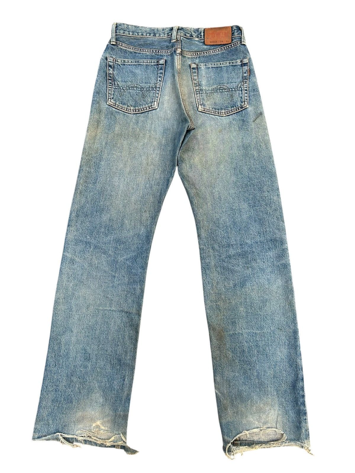 Kapital Thrashed Vintage Edwin 505XX Selvedge Distressed Denim Jeans Size US 29 - 4 Thumbnail