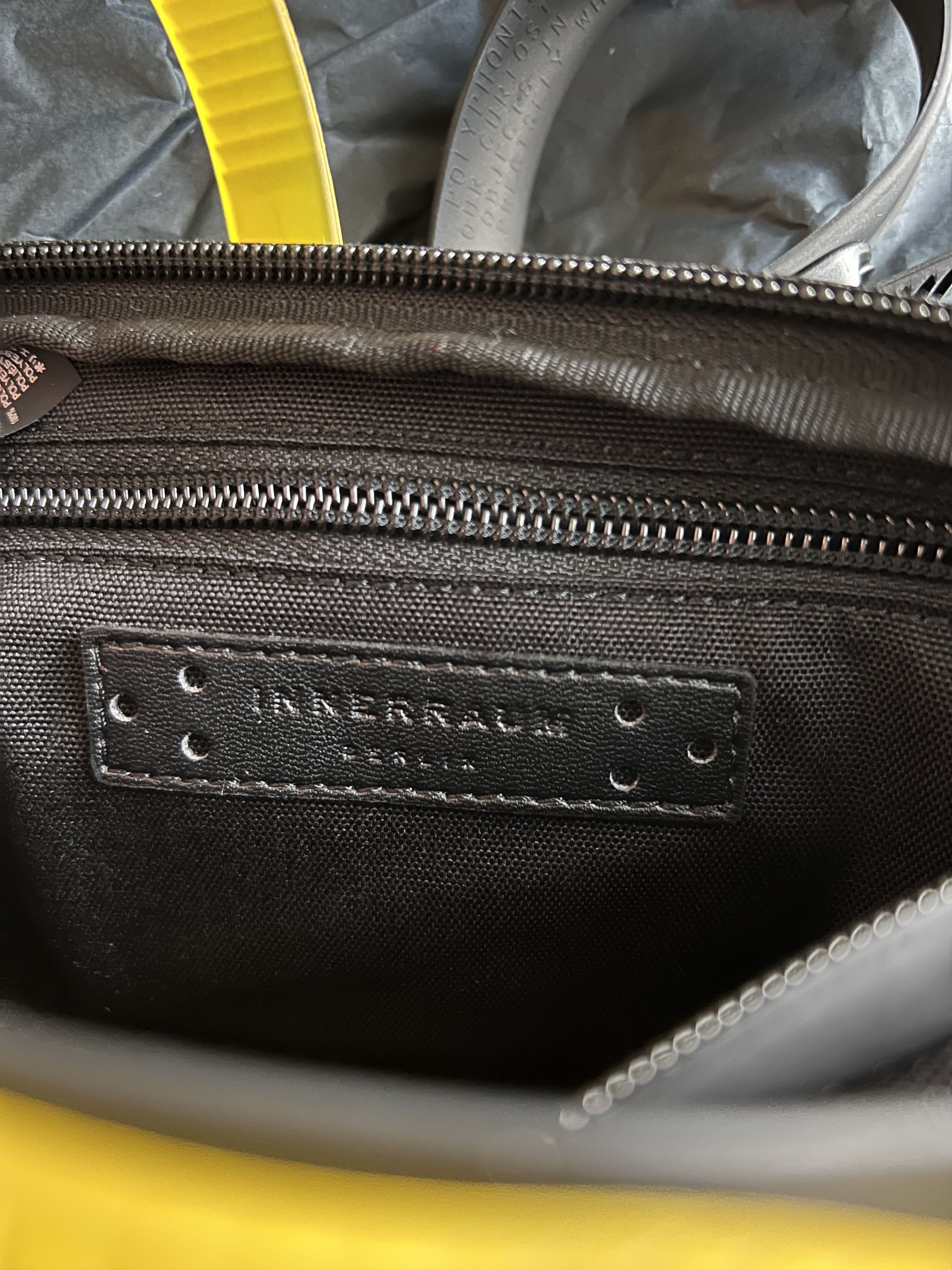 Innerraum F&F Nike NOCTA Innerraum Tour Bag in Black Yellow Size ONE SIZE - 11 Thumbnail