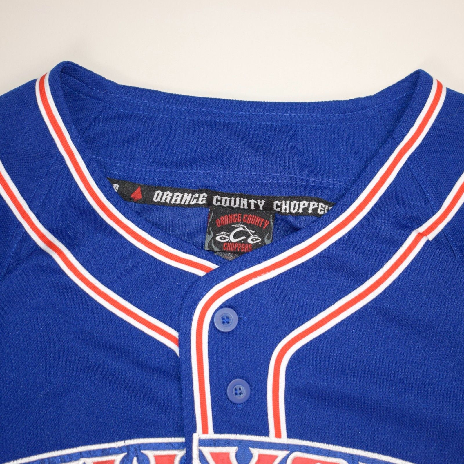 Harley Davidson × West Coast Choppers Vintage Orange County Choppers New York Baseball Jersey - XL Size US XL / EU 56 / 4 - 5 Thumbnail