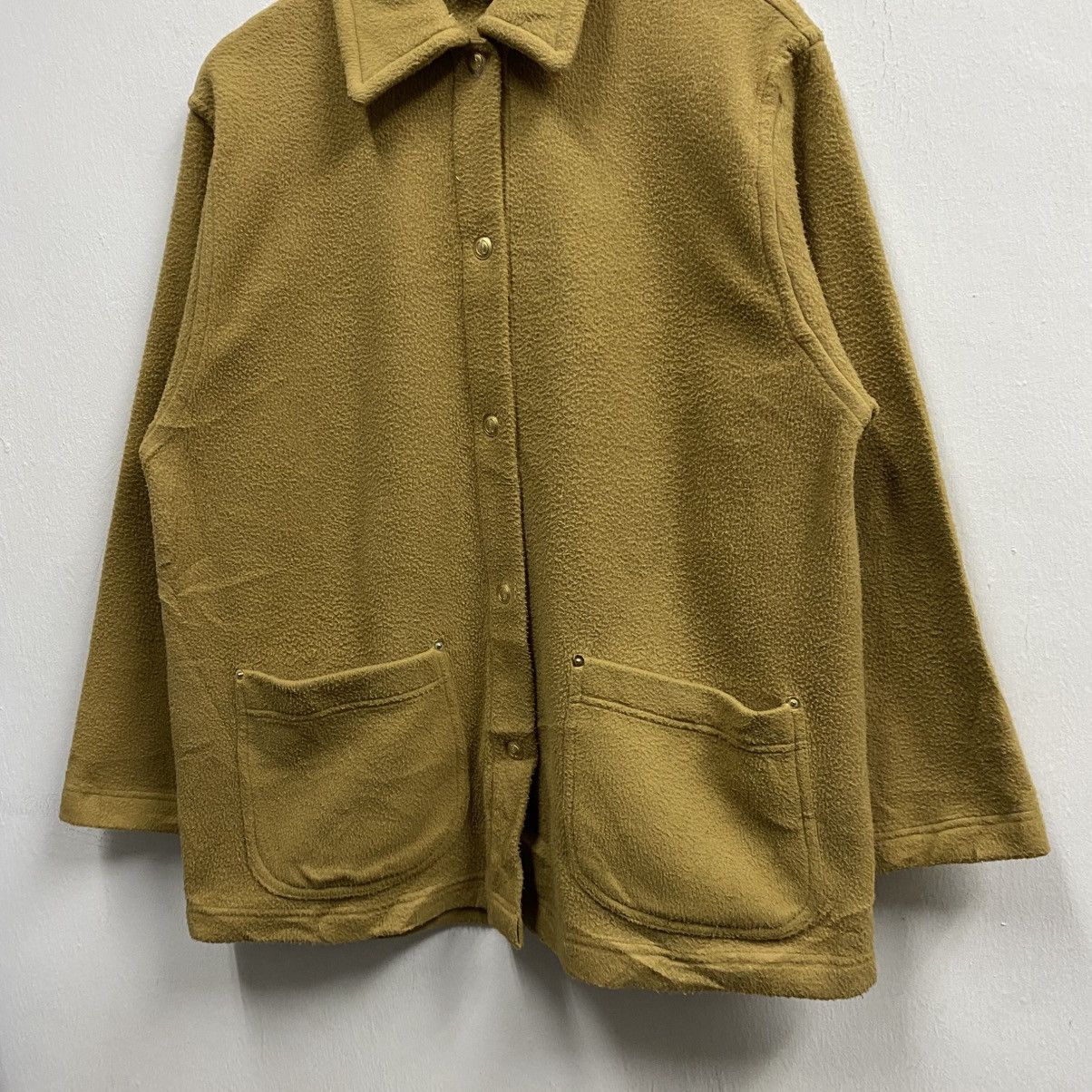 Gucci VINTAGE‼️Gucci Mustard Fleece Overshirt Jacket Size US S / EU 44-46 / 1 - 5 Thumbnail