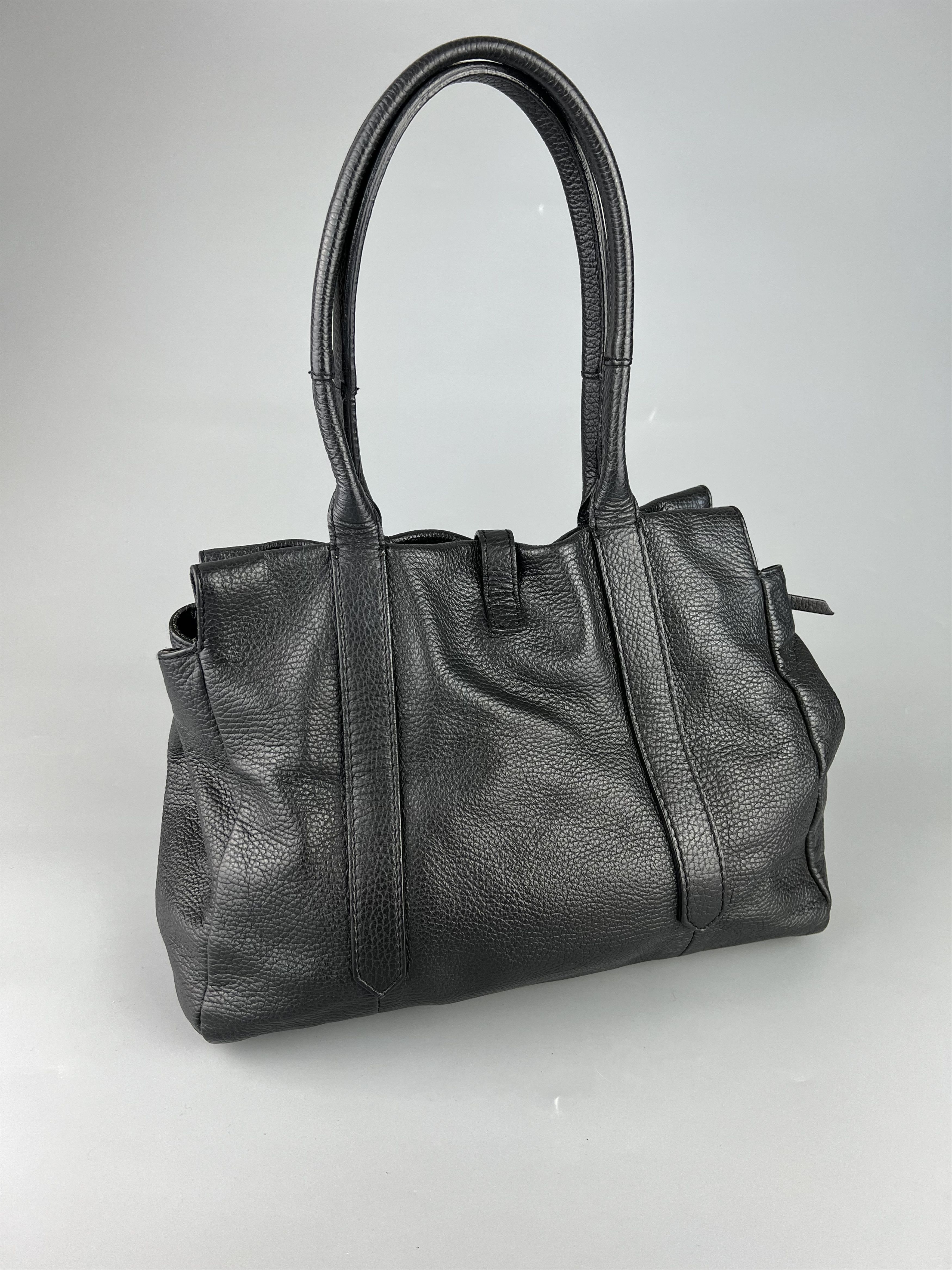 Gianni Chiarini Gianni Chiarini Black Leather Shoulder Bag Size ONE SIZE - 2 Thumbnail