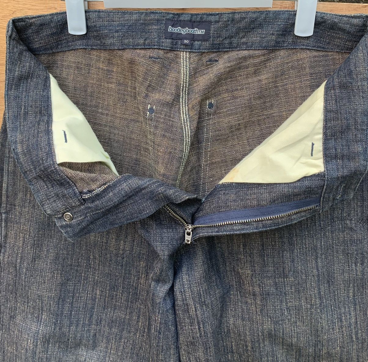 Japanese Brand 🔥🔥 bootlegboothTM Blue Denim Jeans Size US 31 - 16 Thumbnail