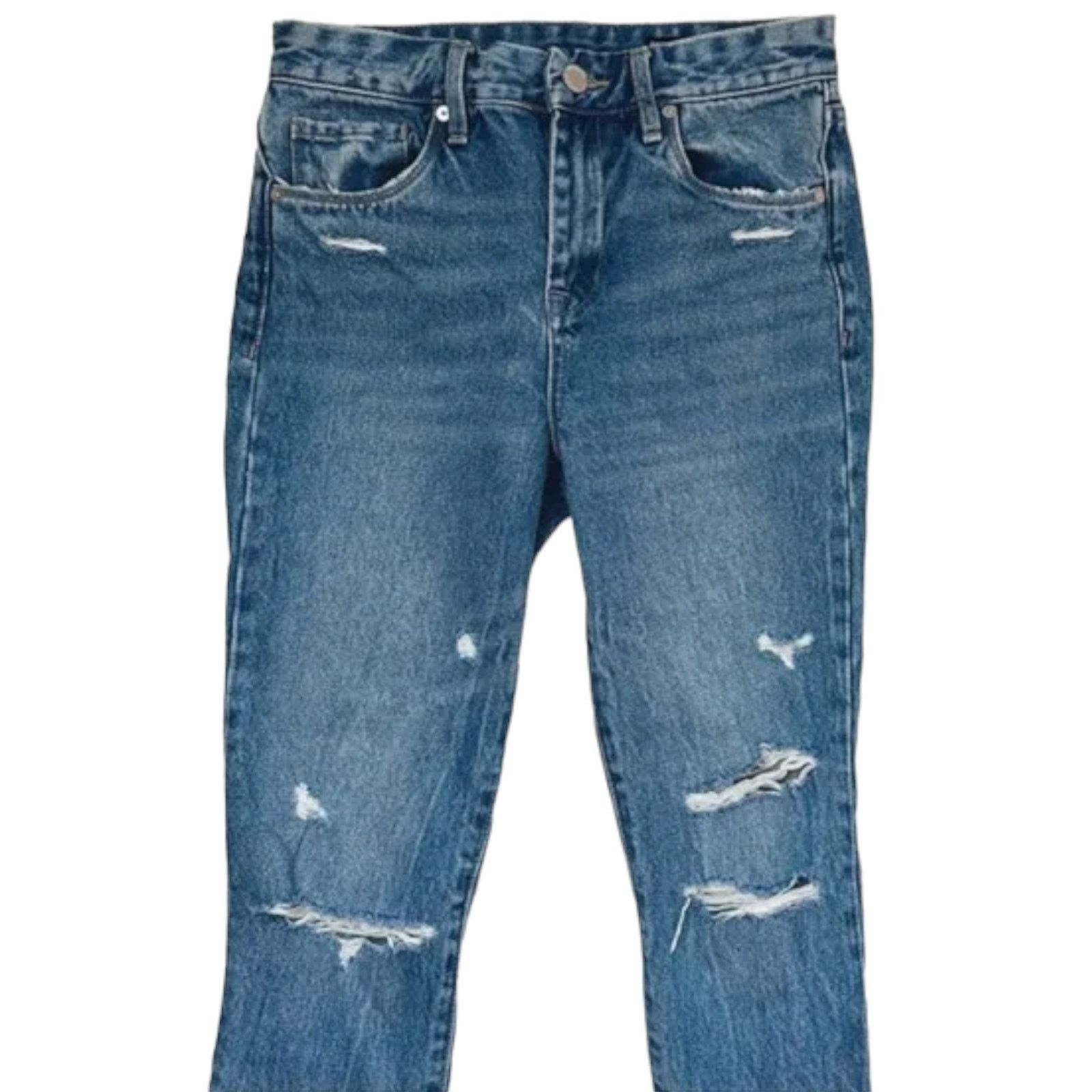 BLANKNYC NWT - Blank NYC Madison Crop Shark Bite Hem Ankle Jeans Size 27" / US 4 / IT 40 - 4 Thumbnail