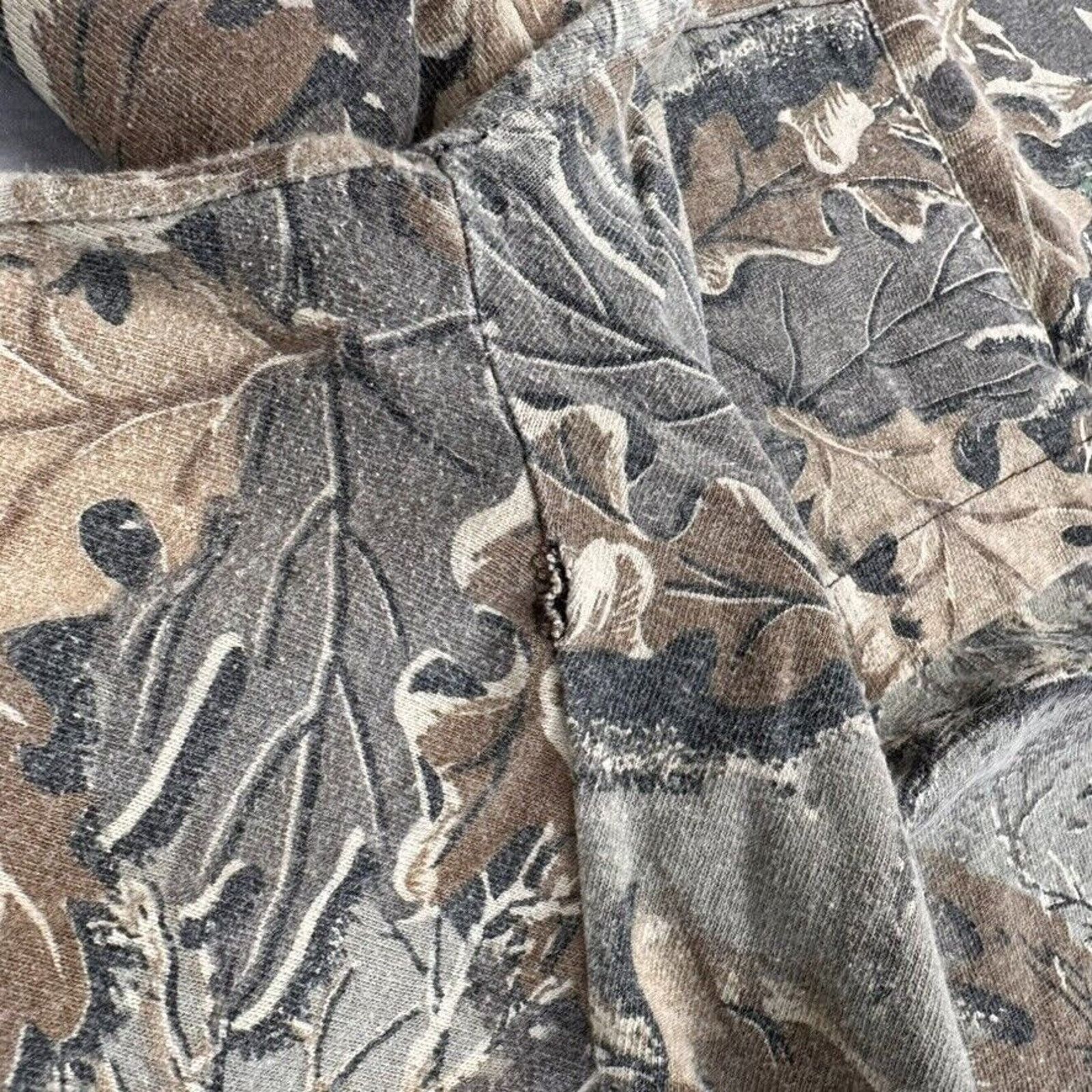 Vintage × Walls Vintage Walls Advantage Tree Leaf Camo Long Sleeve T Shirt Size US XXL / EU 58 / 5 - 6 Thumbnail