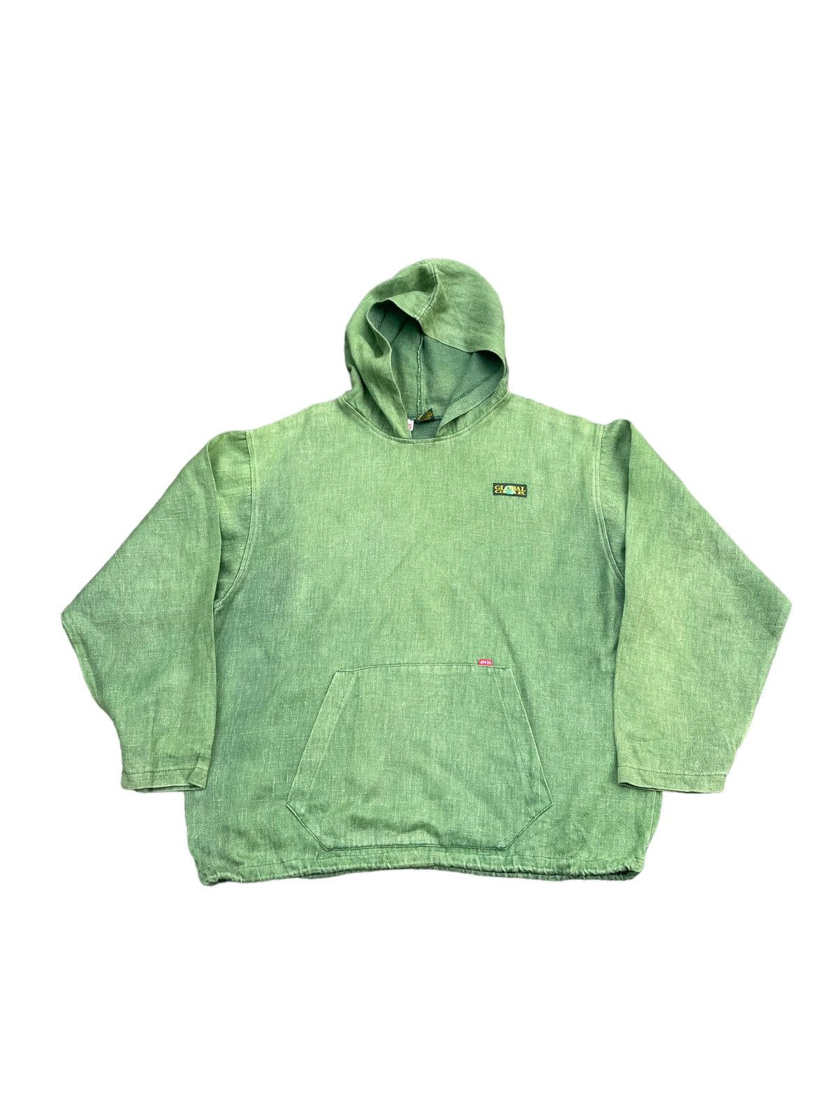 Vintage Vintage Global Gear Hemp Hoodie Size US XL / EU 56 / 4 - 1 Thumbnail