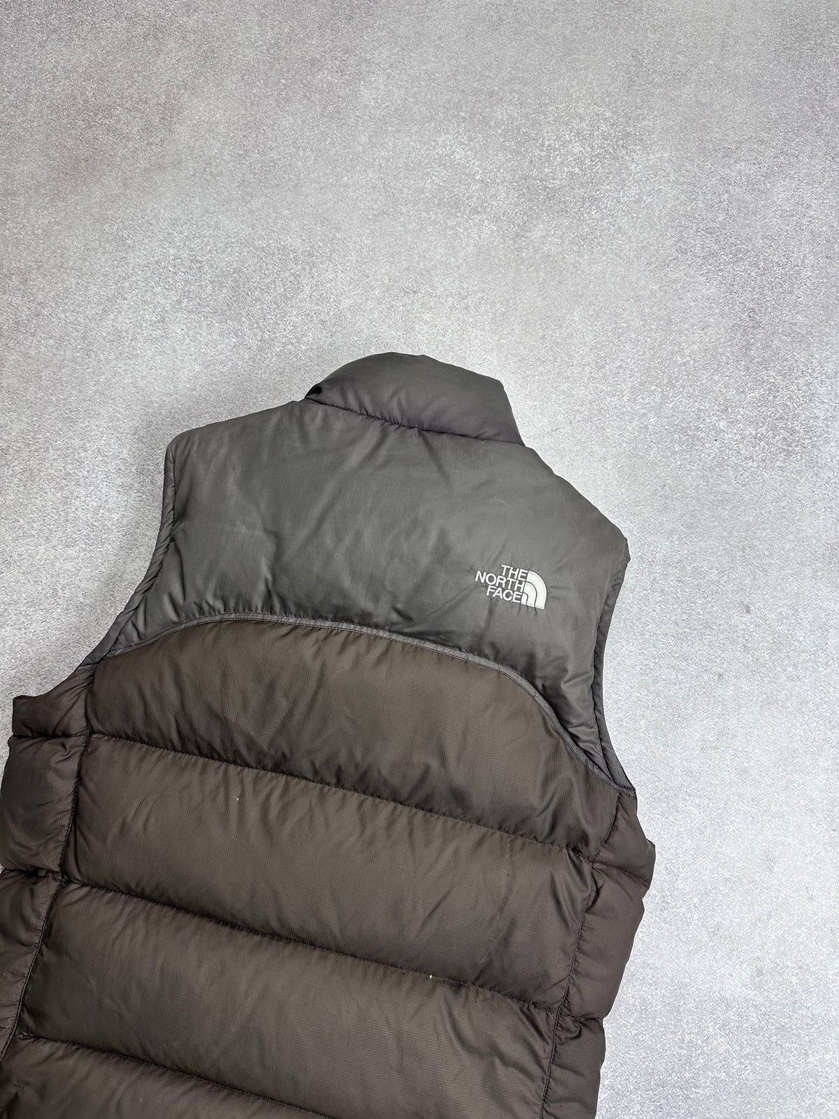 The North Face Vintage Brown The North Face Puffer Down Vest Y2K S Rare Size S / US 4 / IT 40 - 6 Thumbnail