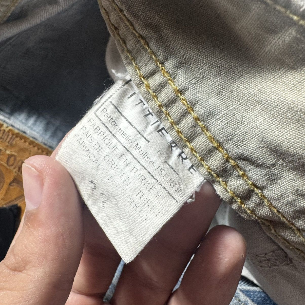 Dolce & Gabbana vintage distressed baggy fit dolce gabbana jeans faded y2k Size US 33 - 8 Thumbnail