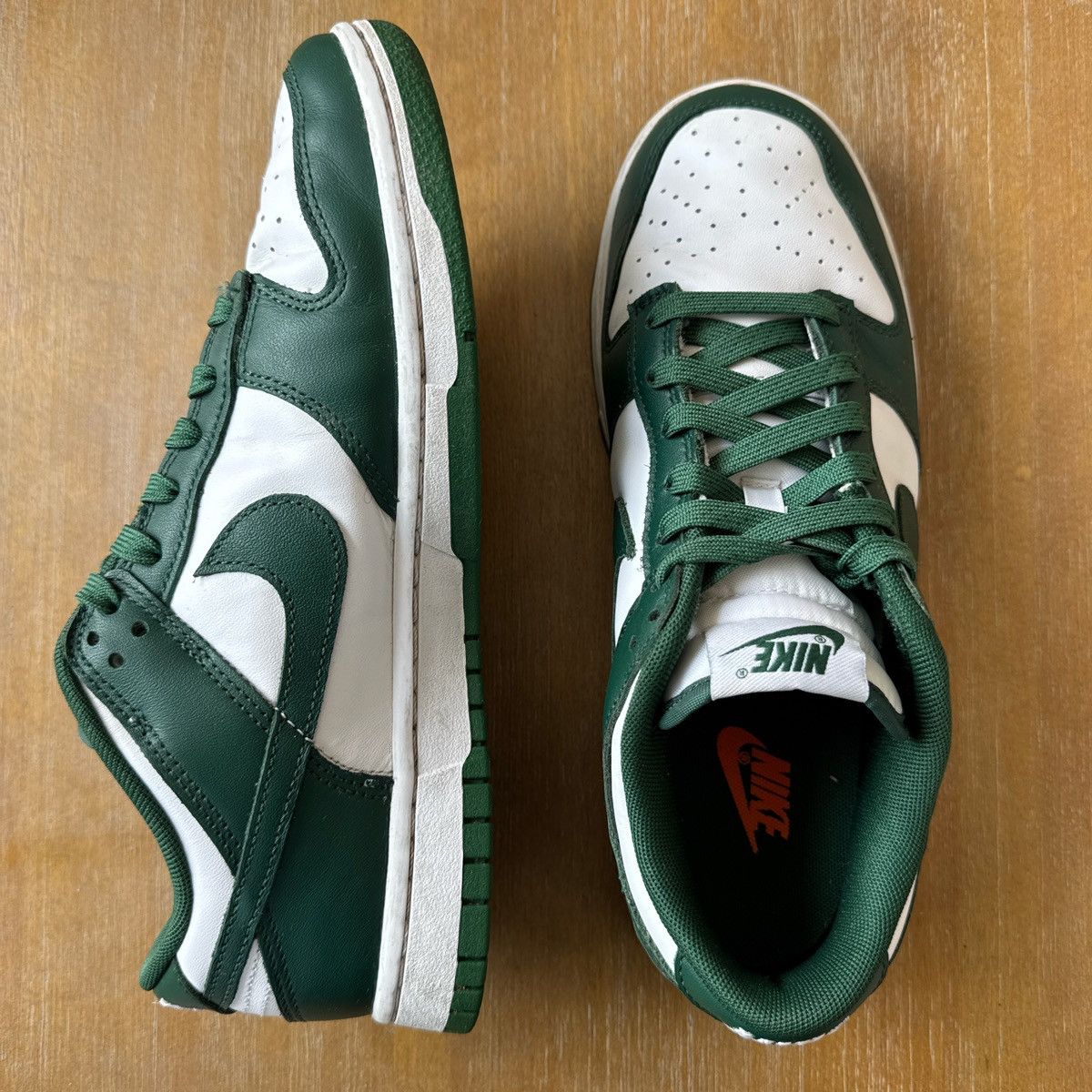 Nike Nike Dunk Low ‘Michigan State’ Size US 8 / EU 41 - 5 Thumbnail