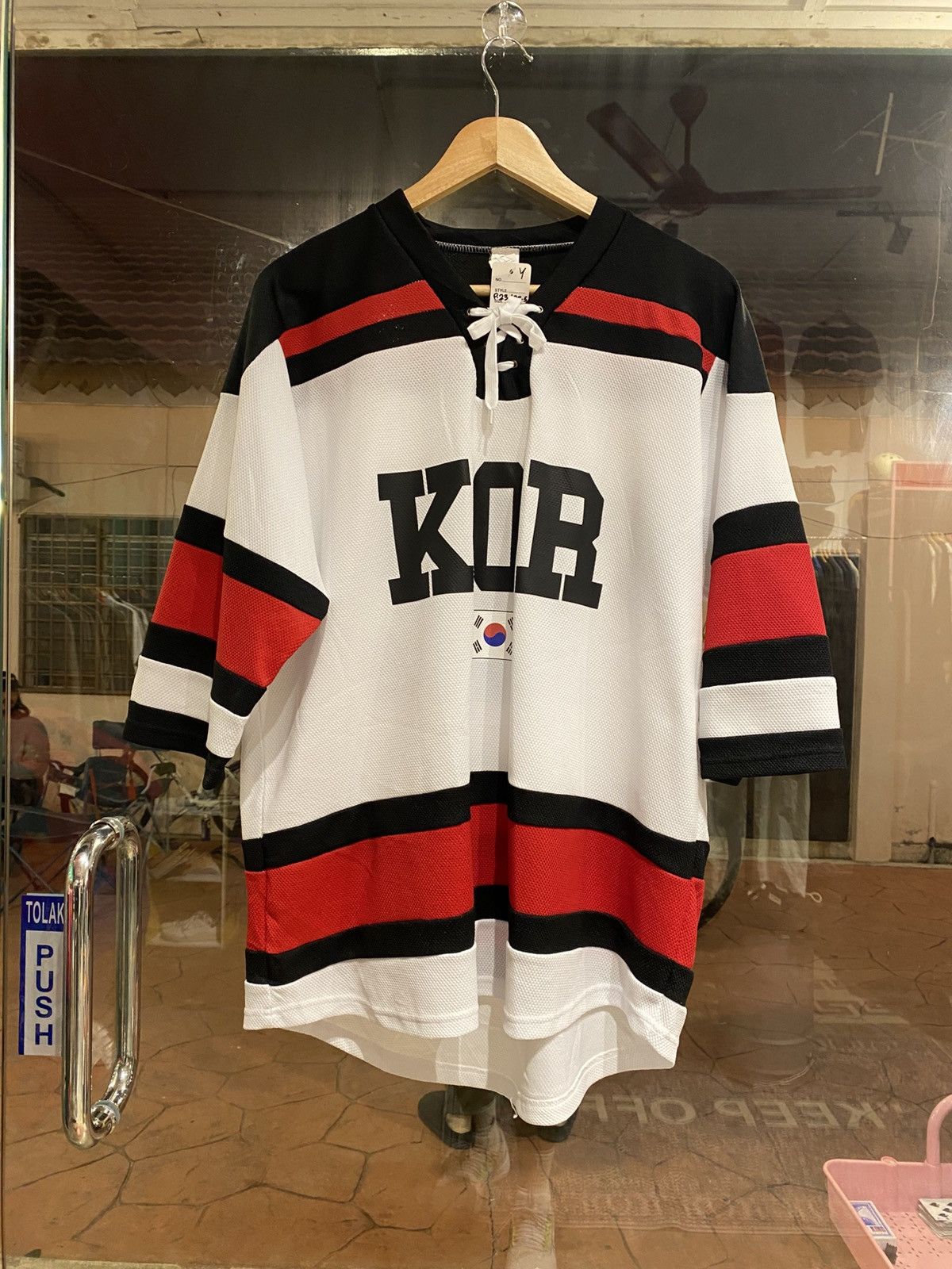Other South Korea KOR National Team Lace-Up Ice Hockey Jersey Size US L / EU 52-54 / 3 - 1 Thumbnail