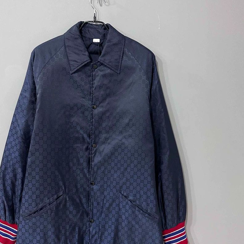 Gucci Gucci Dark pattern full-printed lapel cotton jacket 2506-Ne Size US S / EU 44-46 / 1 - 2 Thumbnail